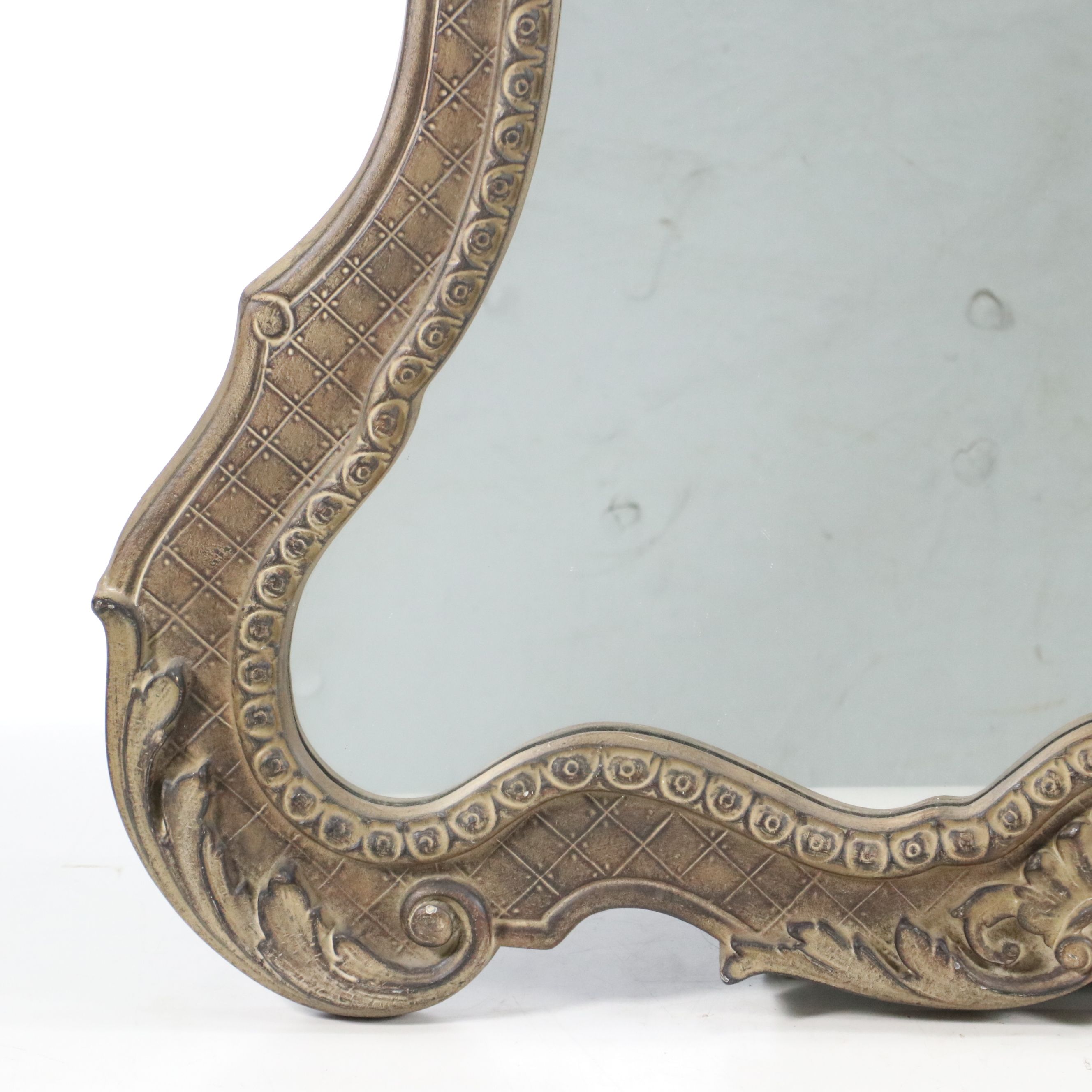 Allen + Roth "Washed Espresso Ornate" Wall Mirror