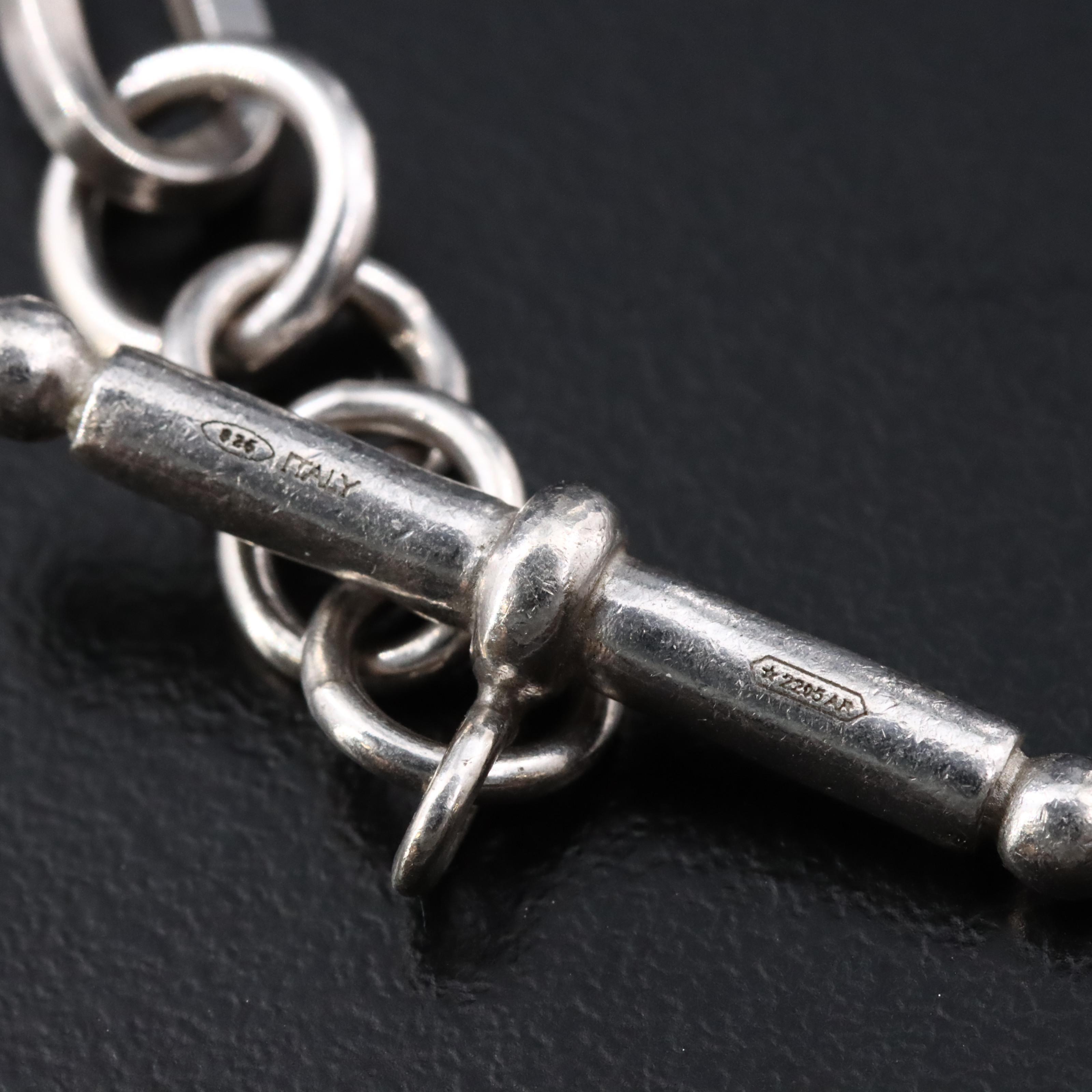 Sterling Fancy Cable Link Bracelet