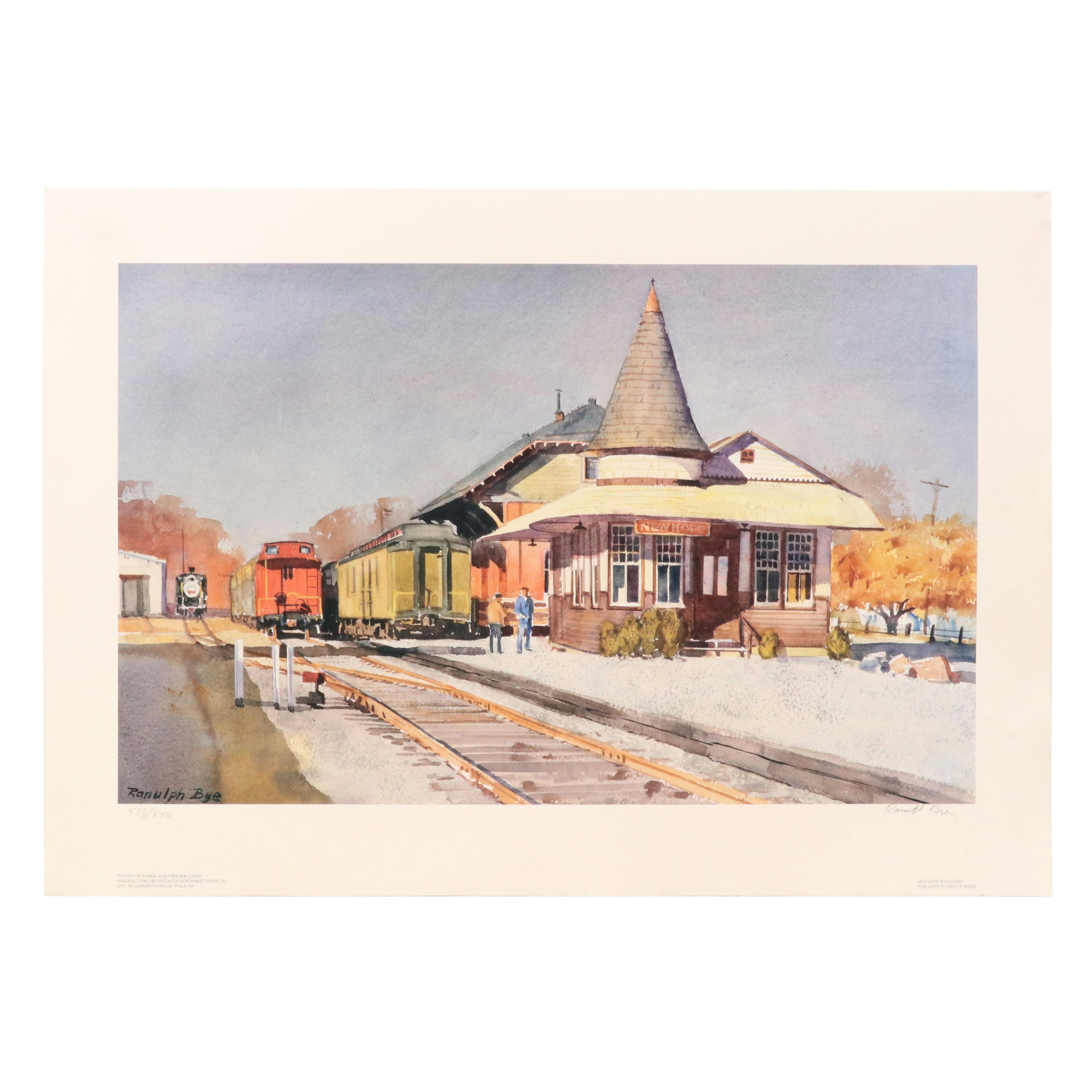 Ranulph Bye Offset Lithographs Including "Lambing Time"