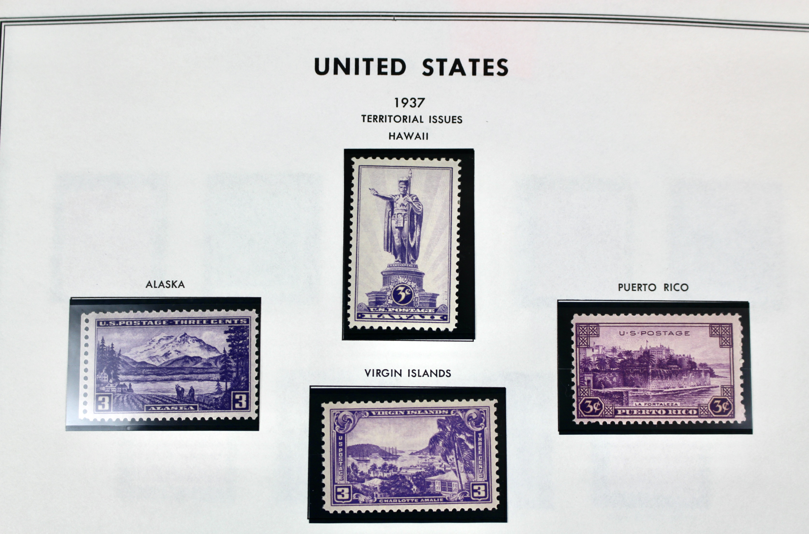 Comprehensive Mint U.S. Postage Stamp Collection, 1937 to 1972
