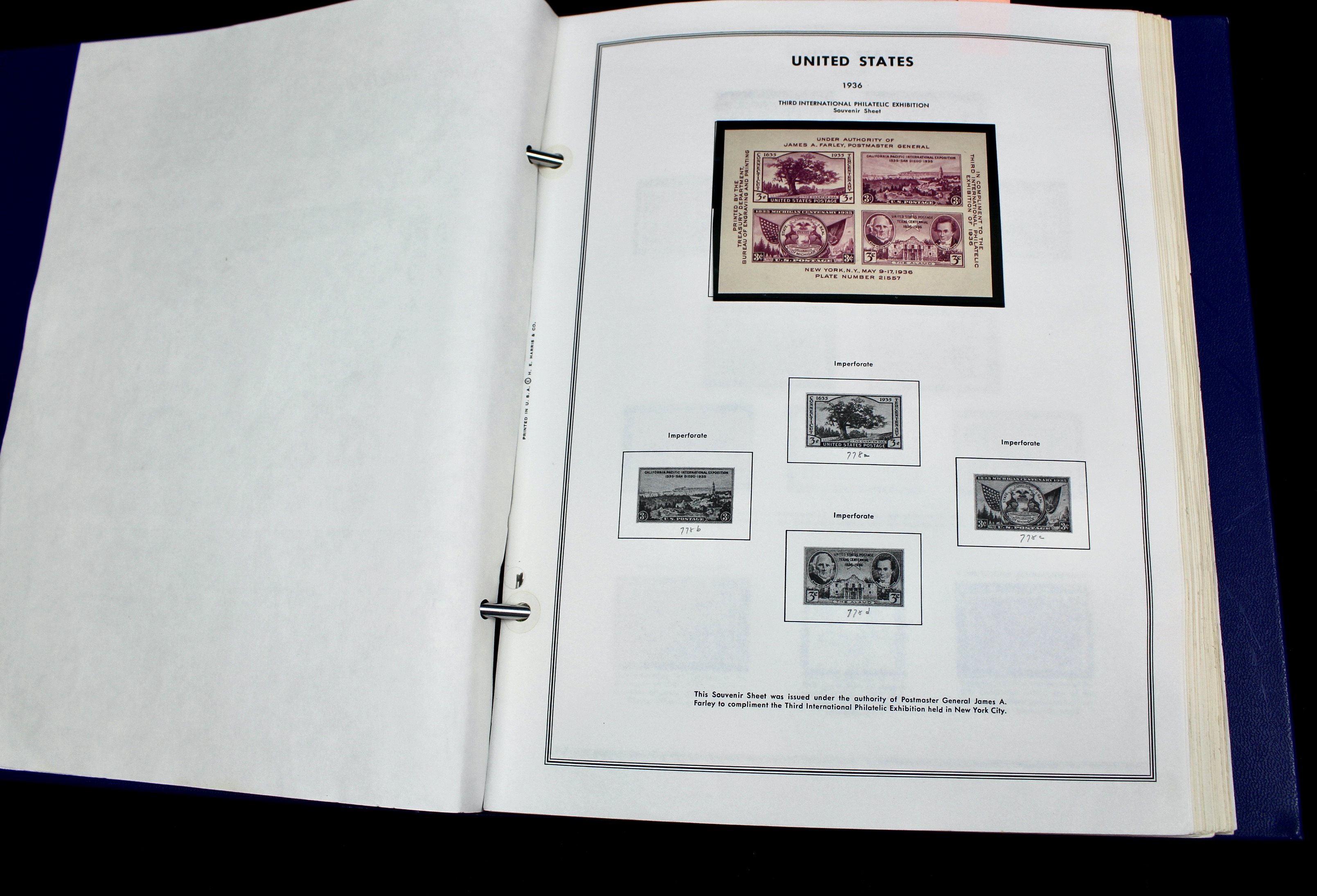 Comprehensive Mint U.S. Postage Stamp Collection, 1937 to 1972