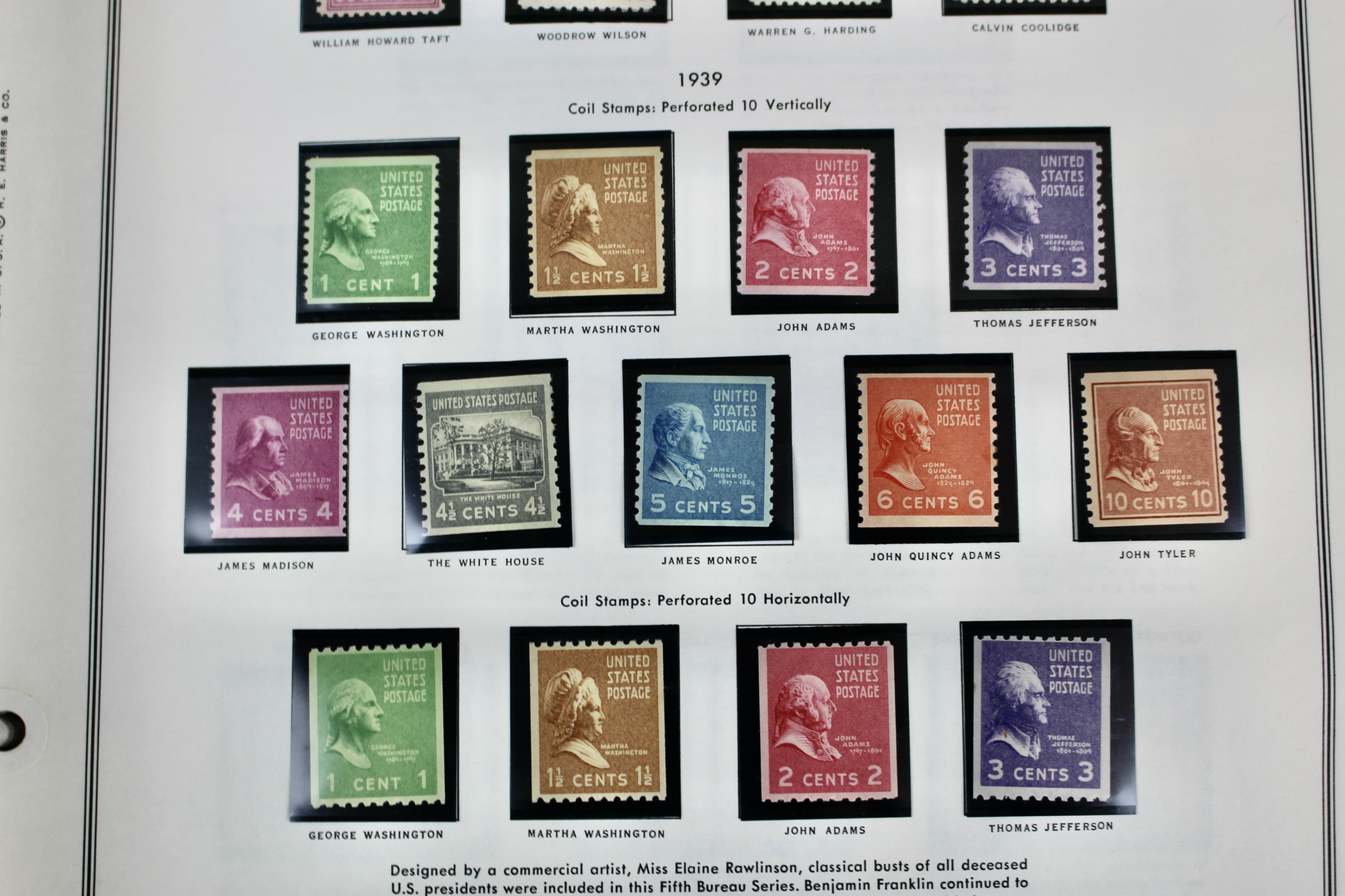 Comprehensive Mint U.S. Postage Stamp Collection, 1937 to 1972