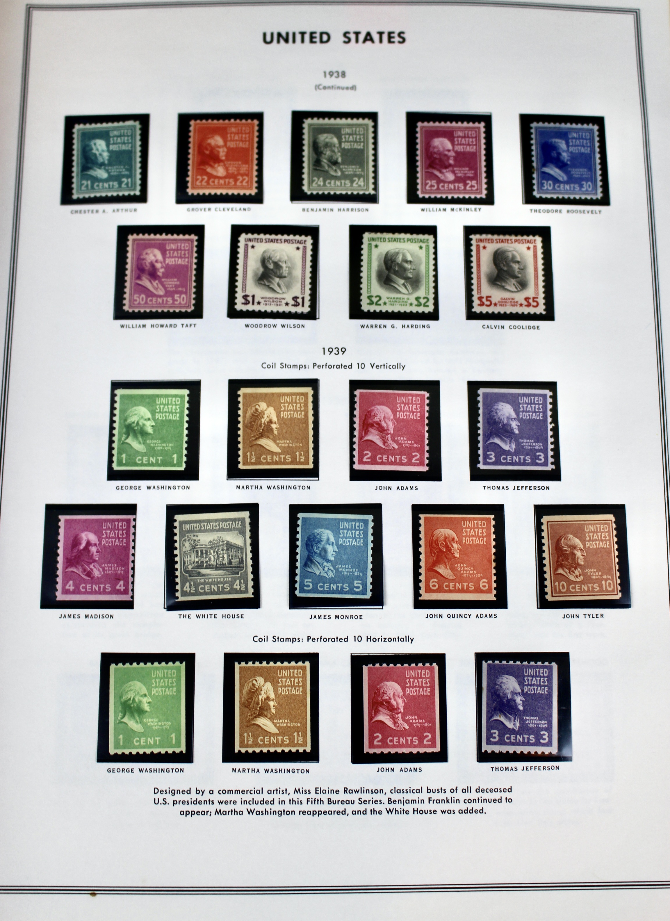 Comprehensive Mint U.S. Postage Stamp Collection, 1937 to 1972