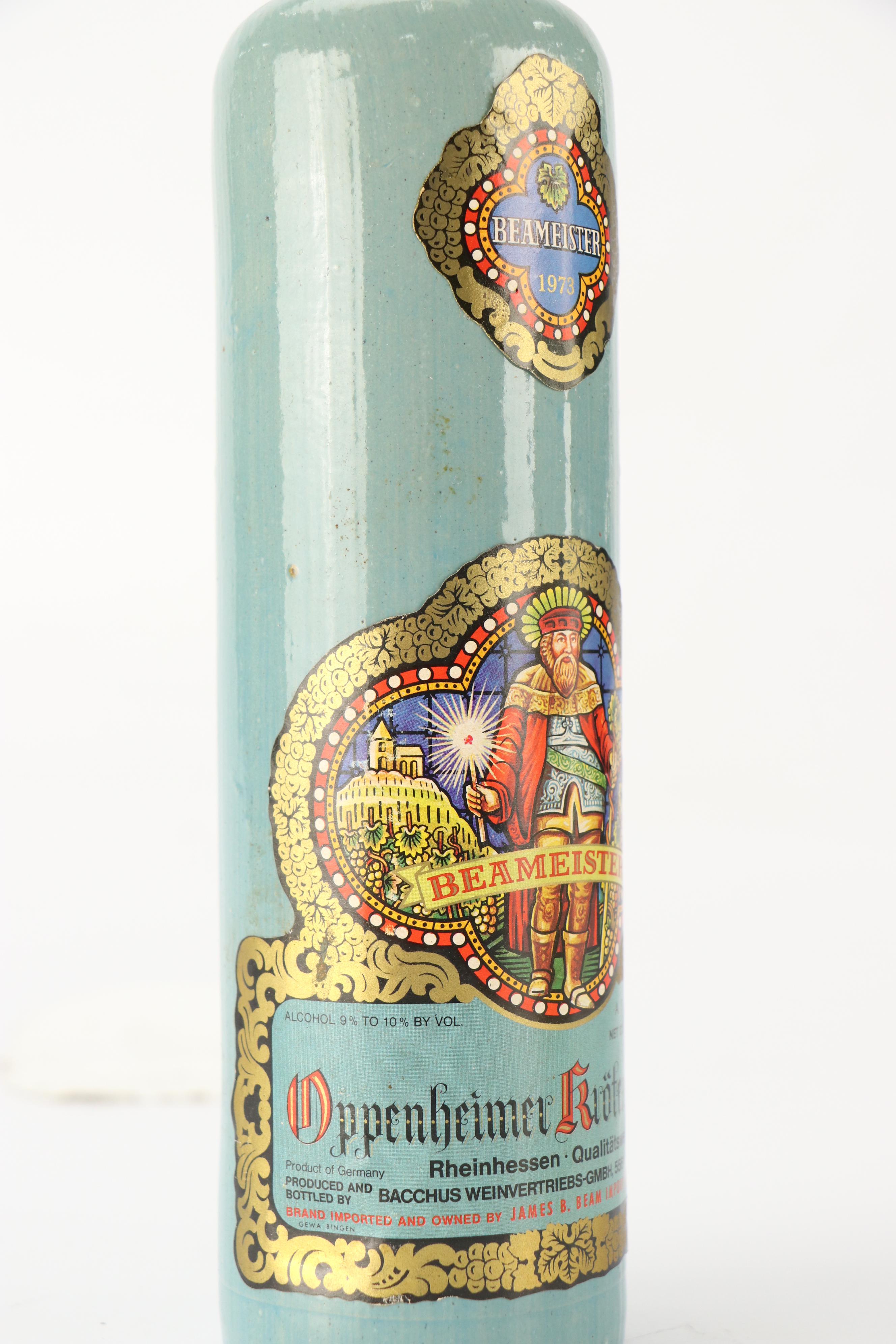 Jacob Horz and Beameister Stoneware Wine Crock Bottles