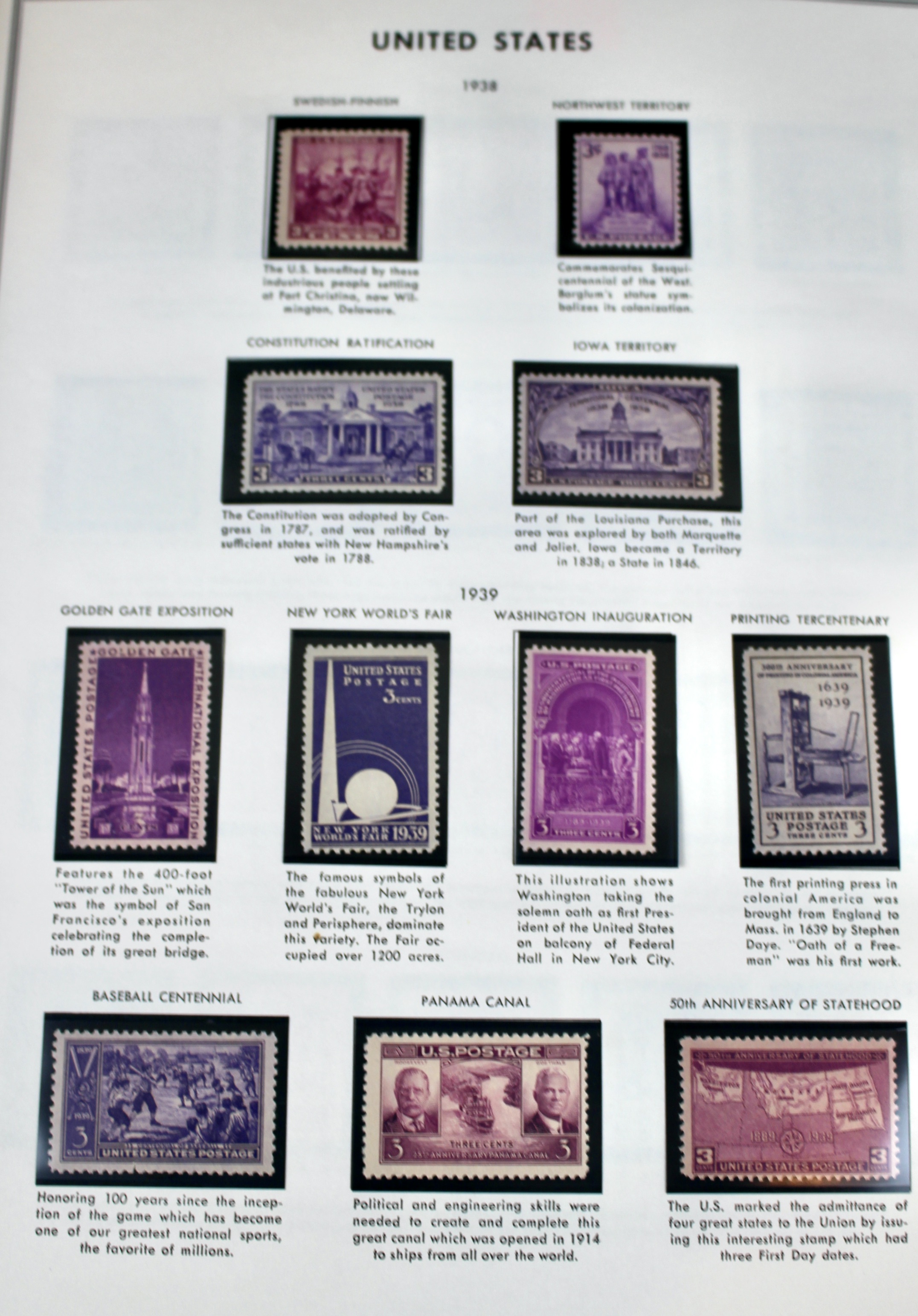Comprehensive Mint U.S. Postage Stamp Collection, 1937 to 1972