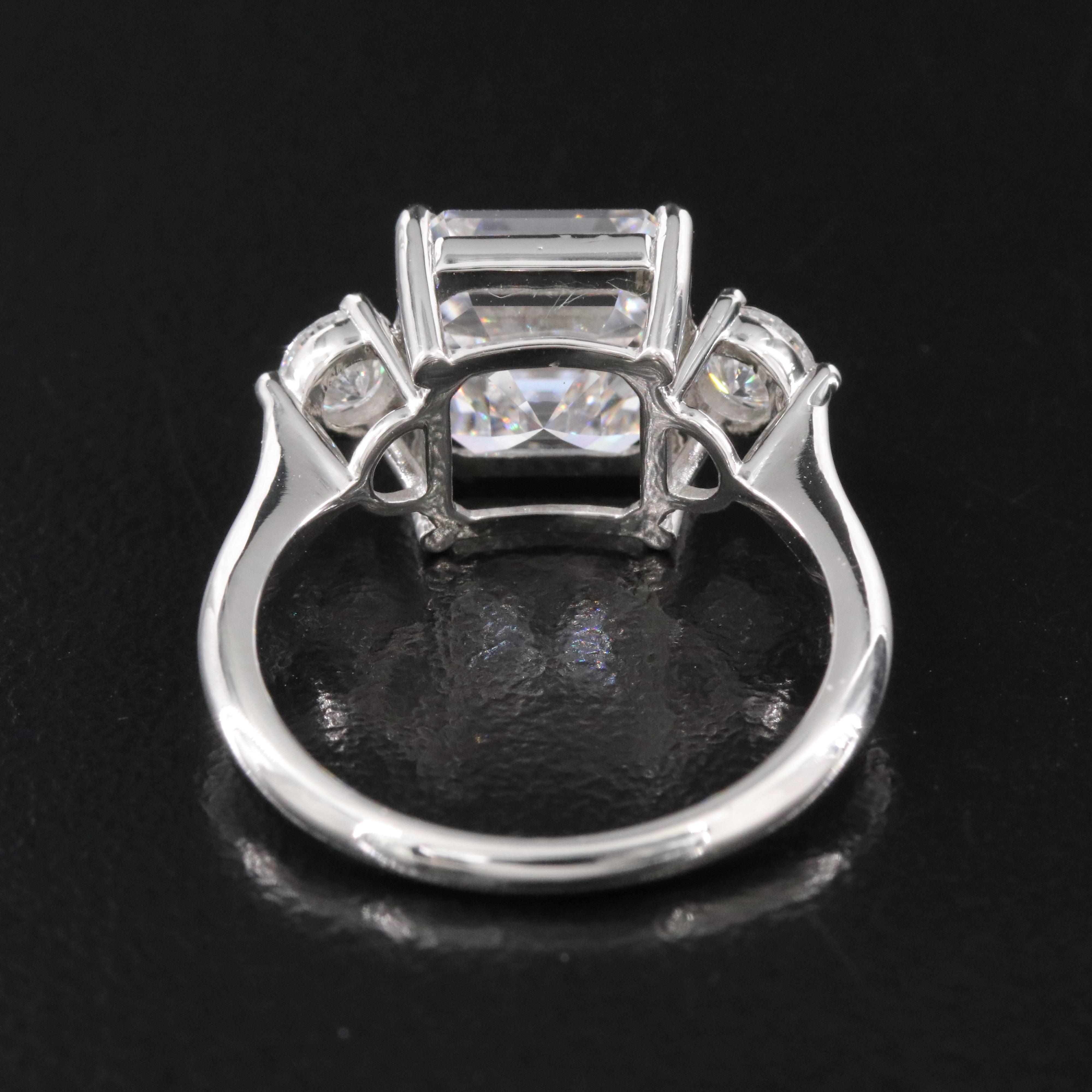 Platinum 4.77 CTW Lab Grown Diamond Ring with IGI Report