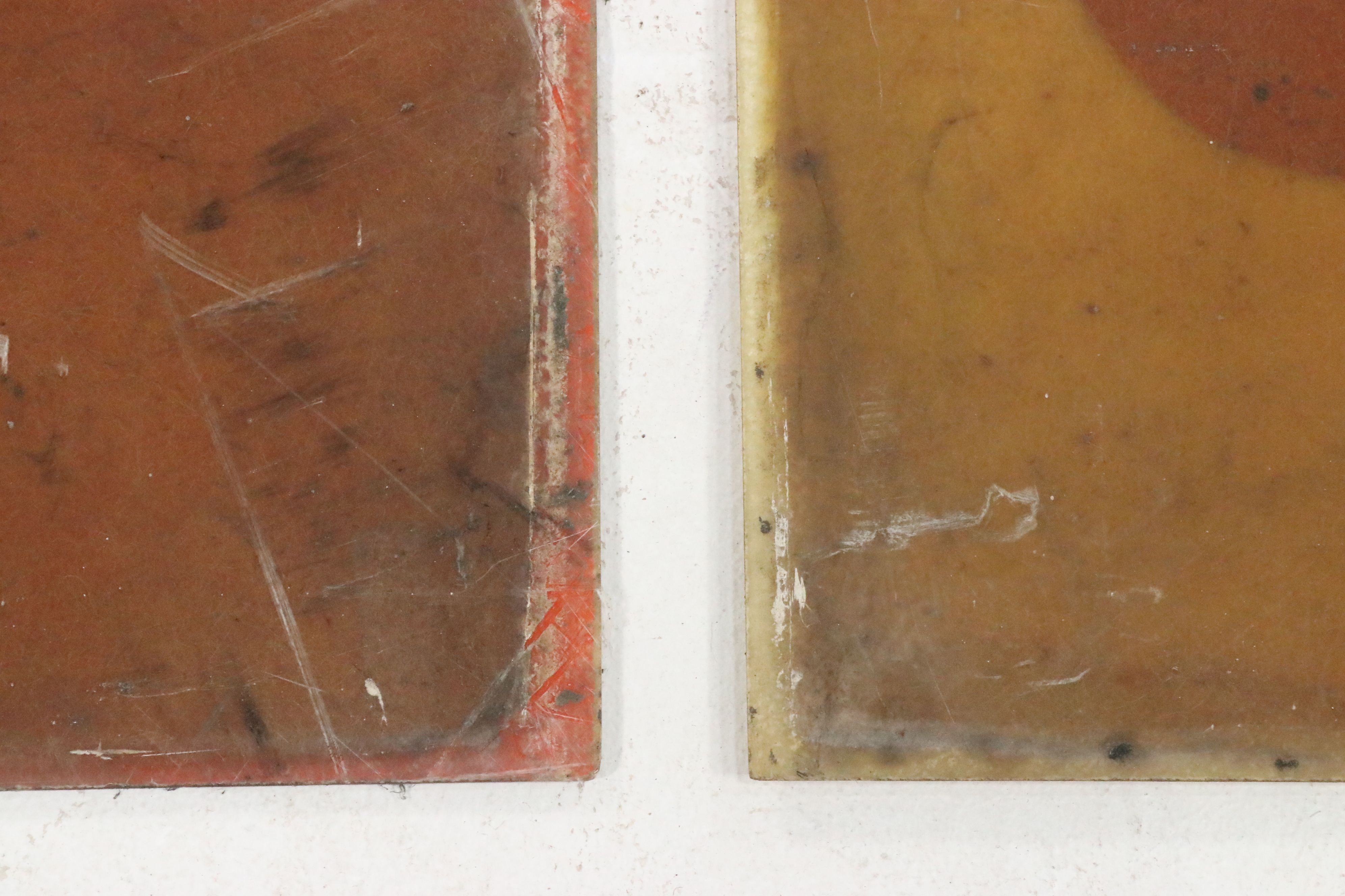 Four Acrylic on Fiberglass Carnival Theme Panels