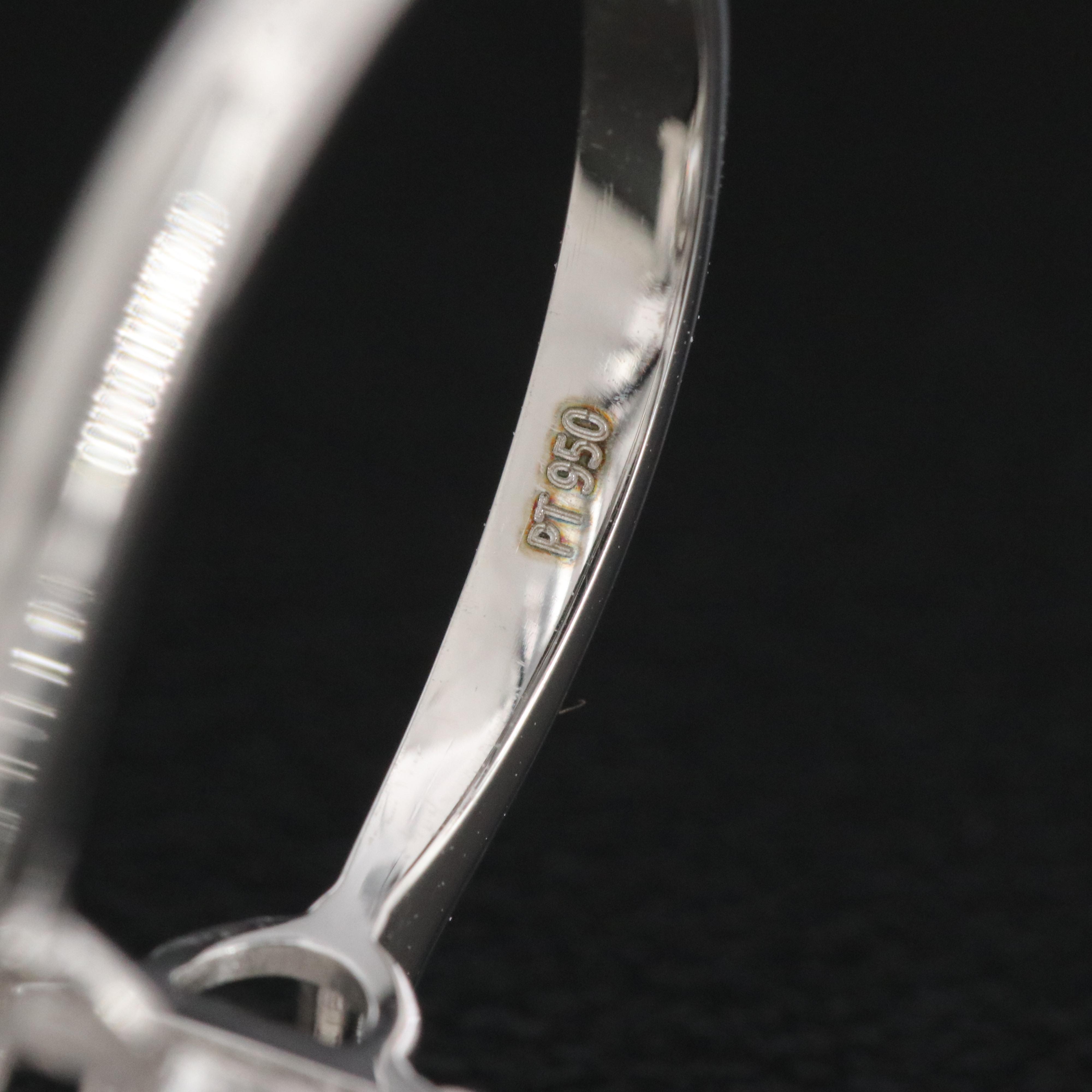 Platinum 4.77 CTW Lab Grown Diamond Ring with IGI Report