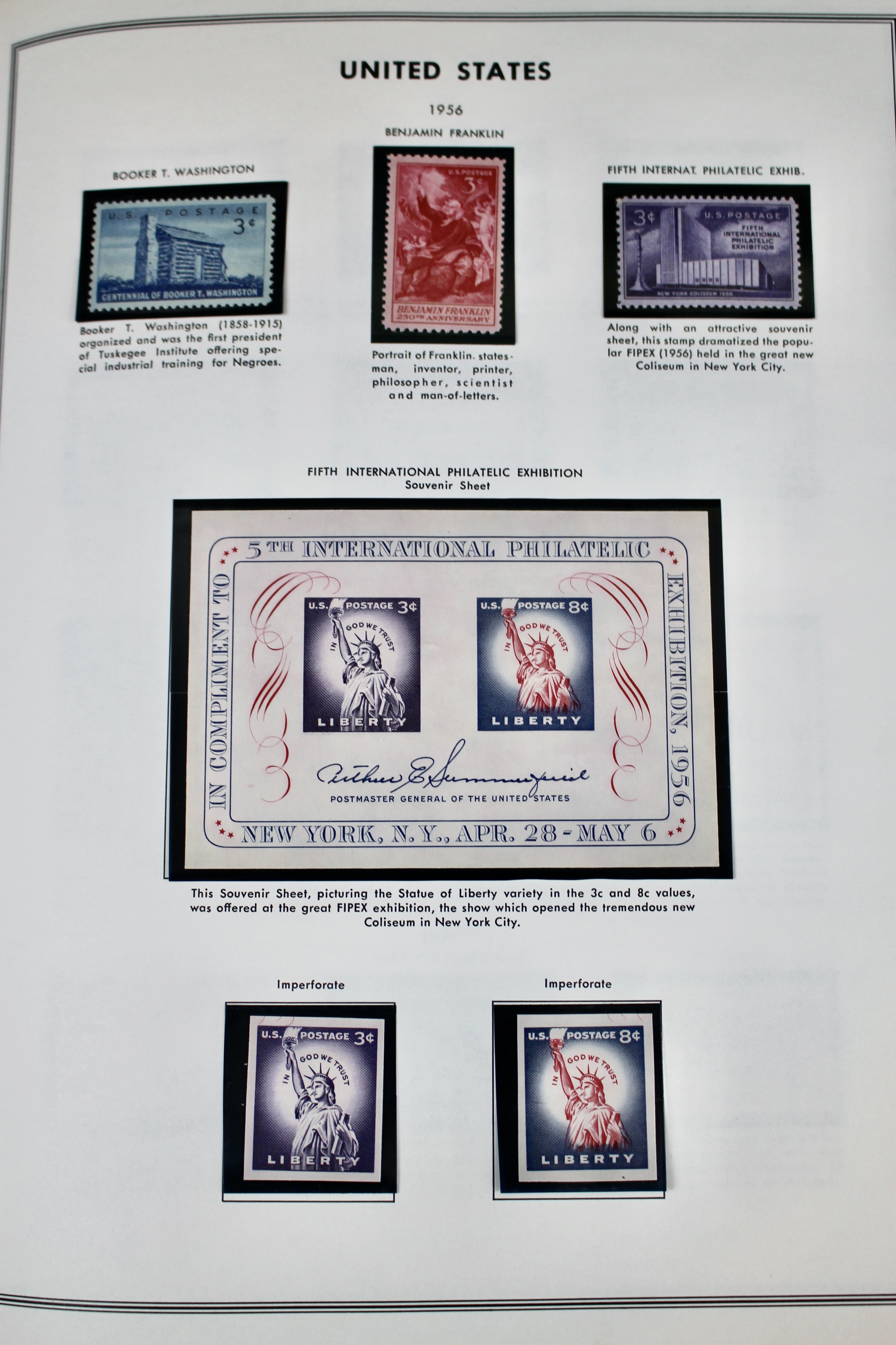Comprehensive Mint U.S. Postage Stamp Collection, 1937 to 1972