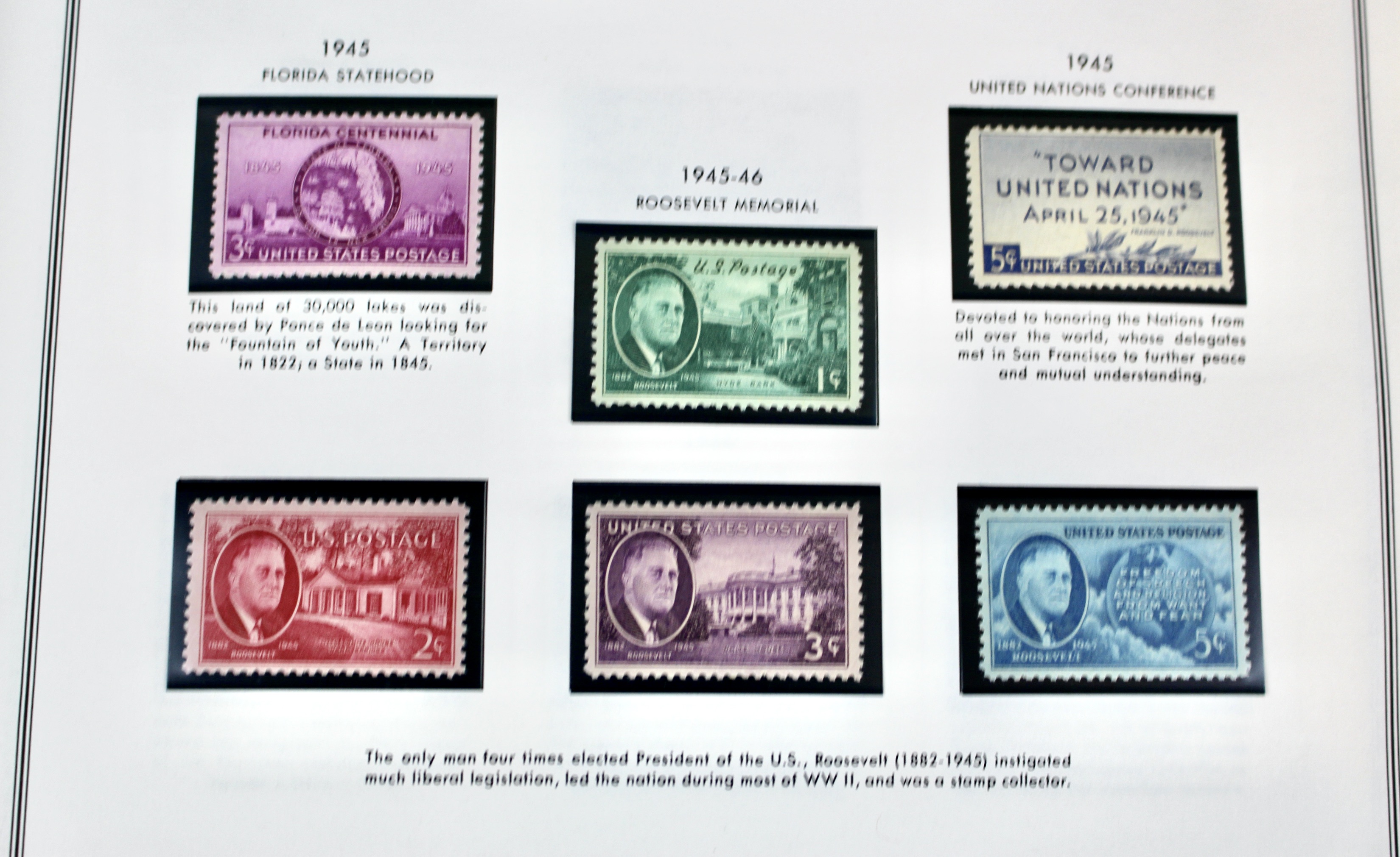 Comprehensive Mint U.S. Postage Stamp Collection, 1937 to 1972