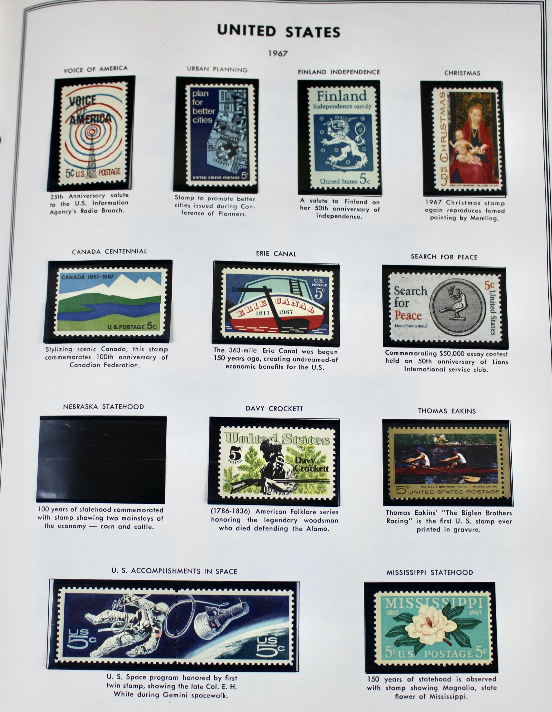 Comprehensive Mint U.S. Postage Stamp Collection, 1937 to 1972