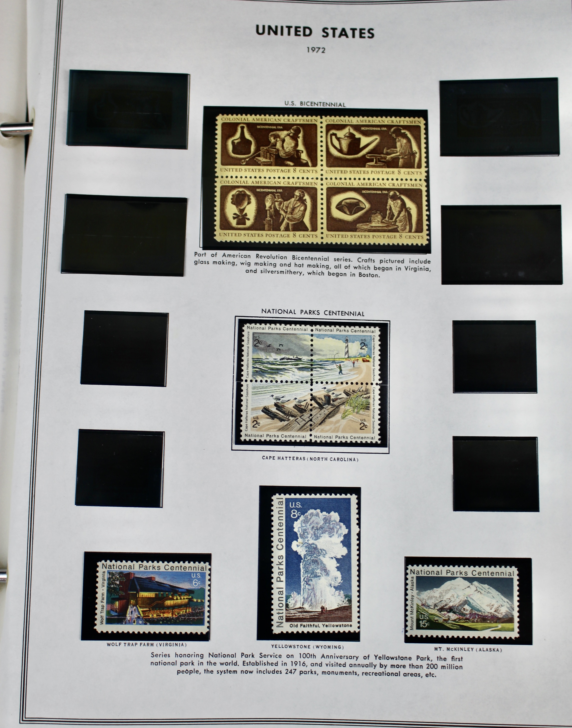 Comprehensive Mint U.S. Postage Stamp Collection, 1937 to 1972