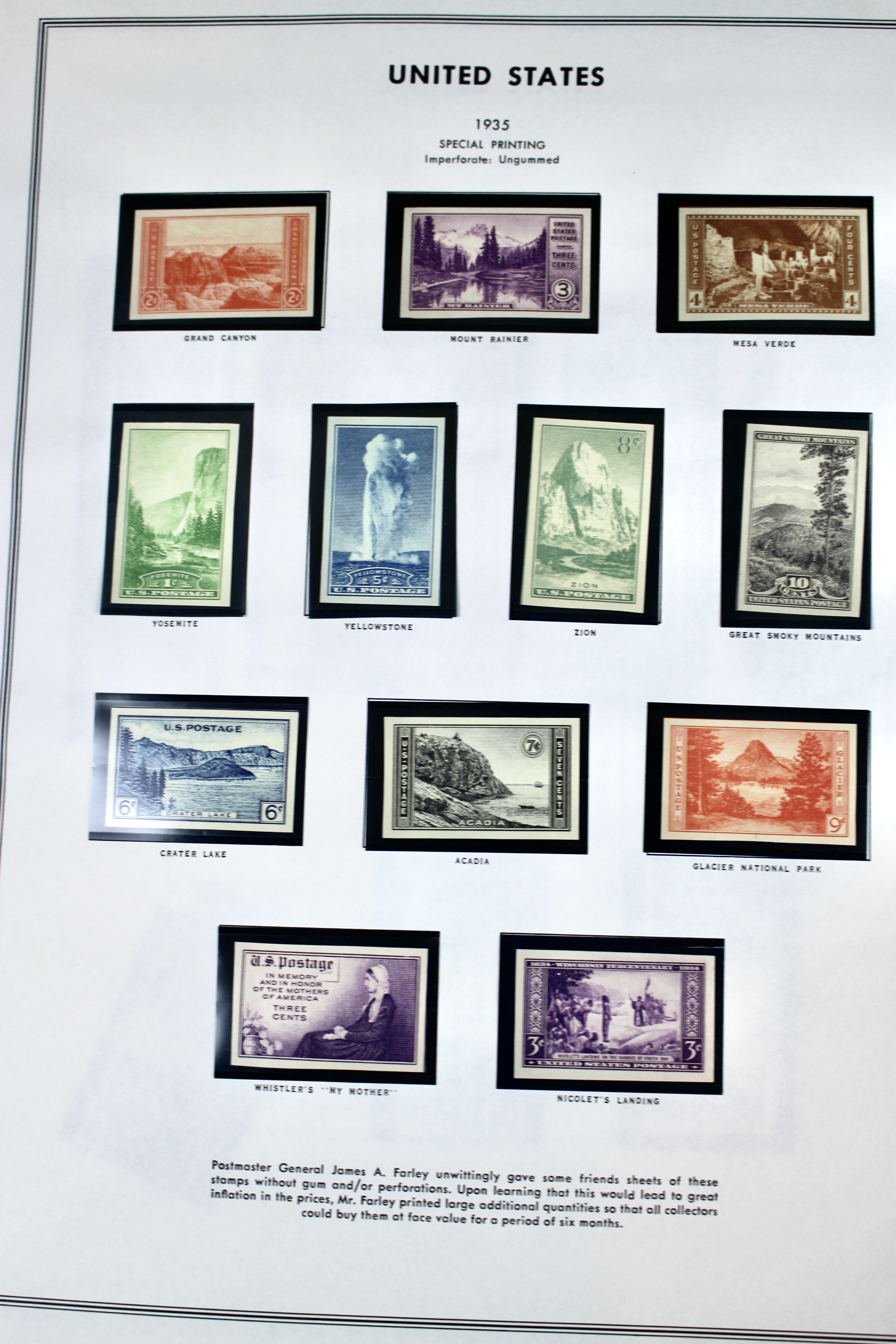 Farley Postage Stamp Collection