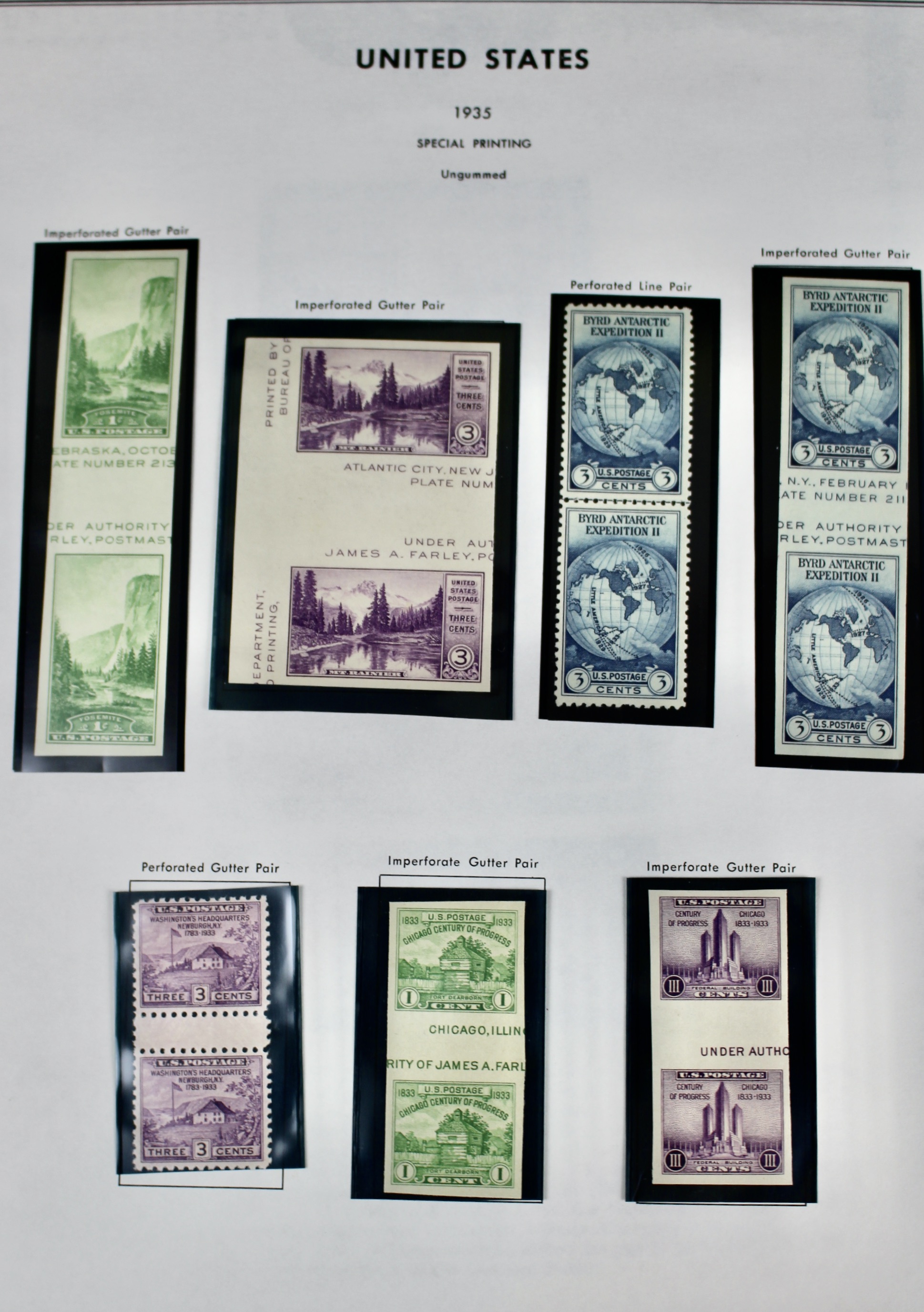 Farley Postage Stamp Collection