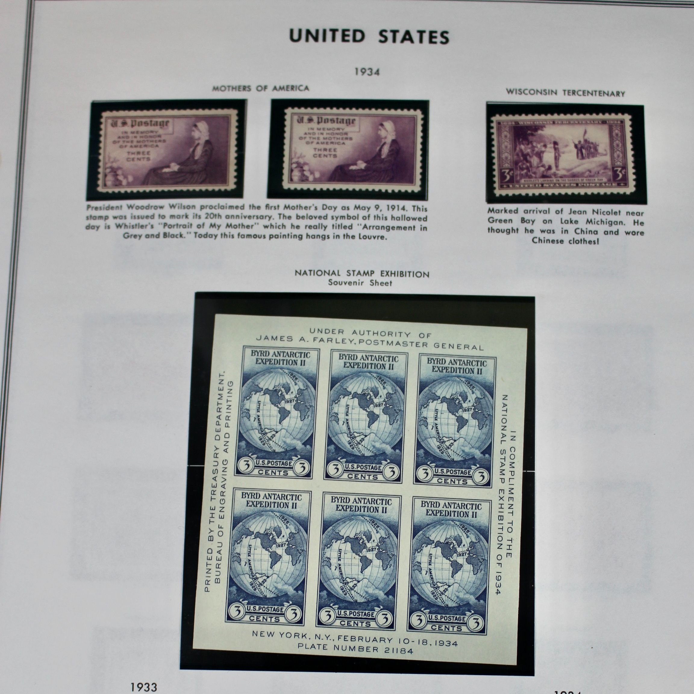 Farley Postage Stamp Collection