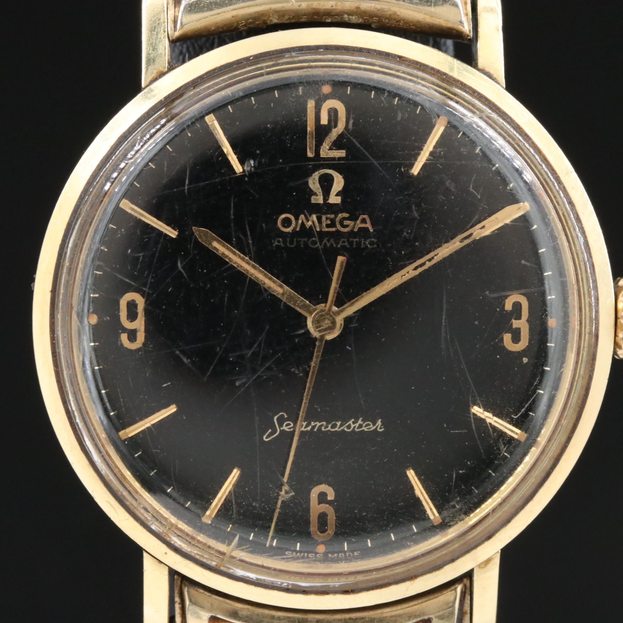 Omega Seamaster 14K and Steel Vintage Watch