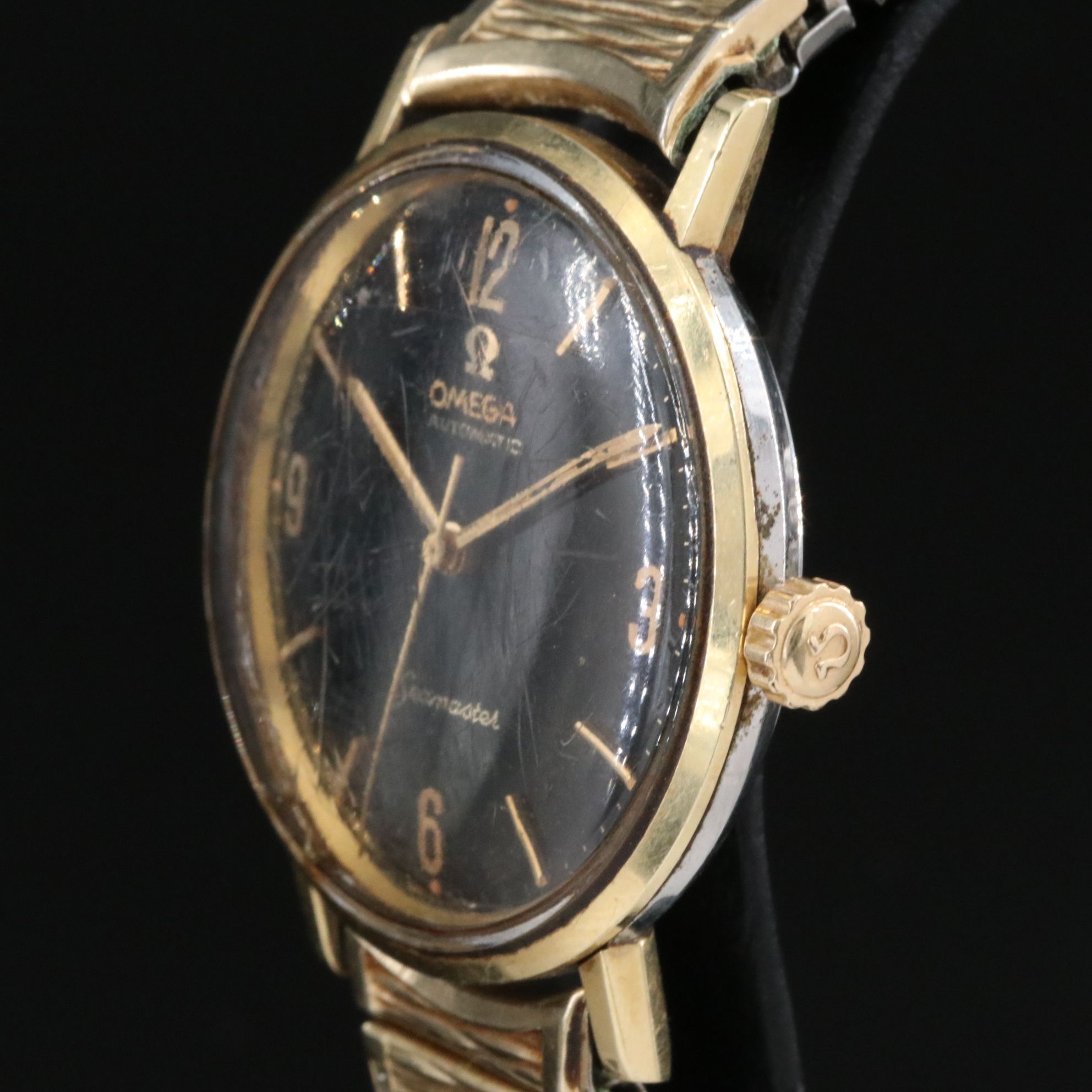 Omega Seamaster 14K and Steel Vintage Watch