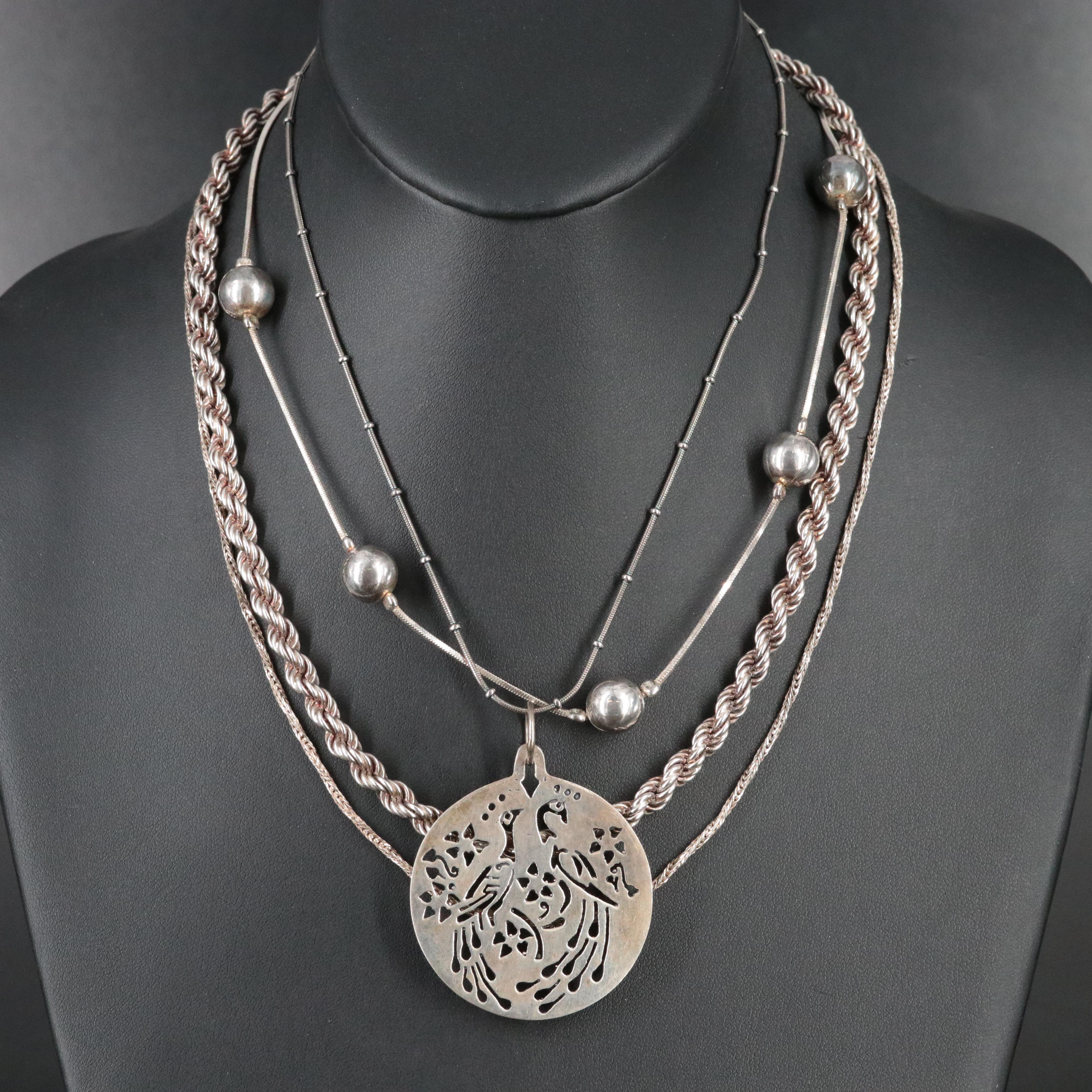Sterling Chain Necklace Collection