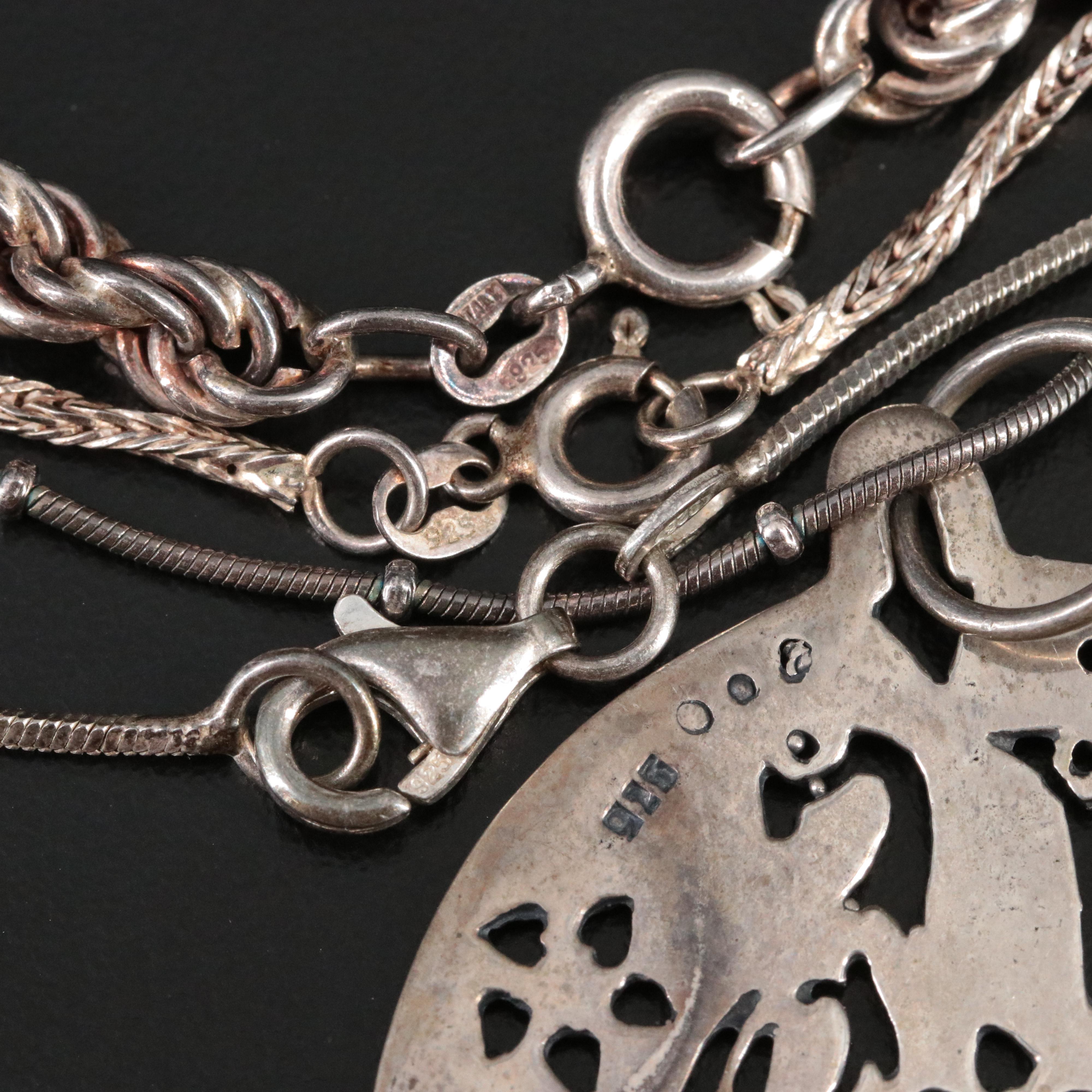 Sterling Chain Necklace Collection