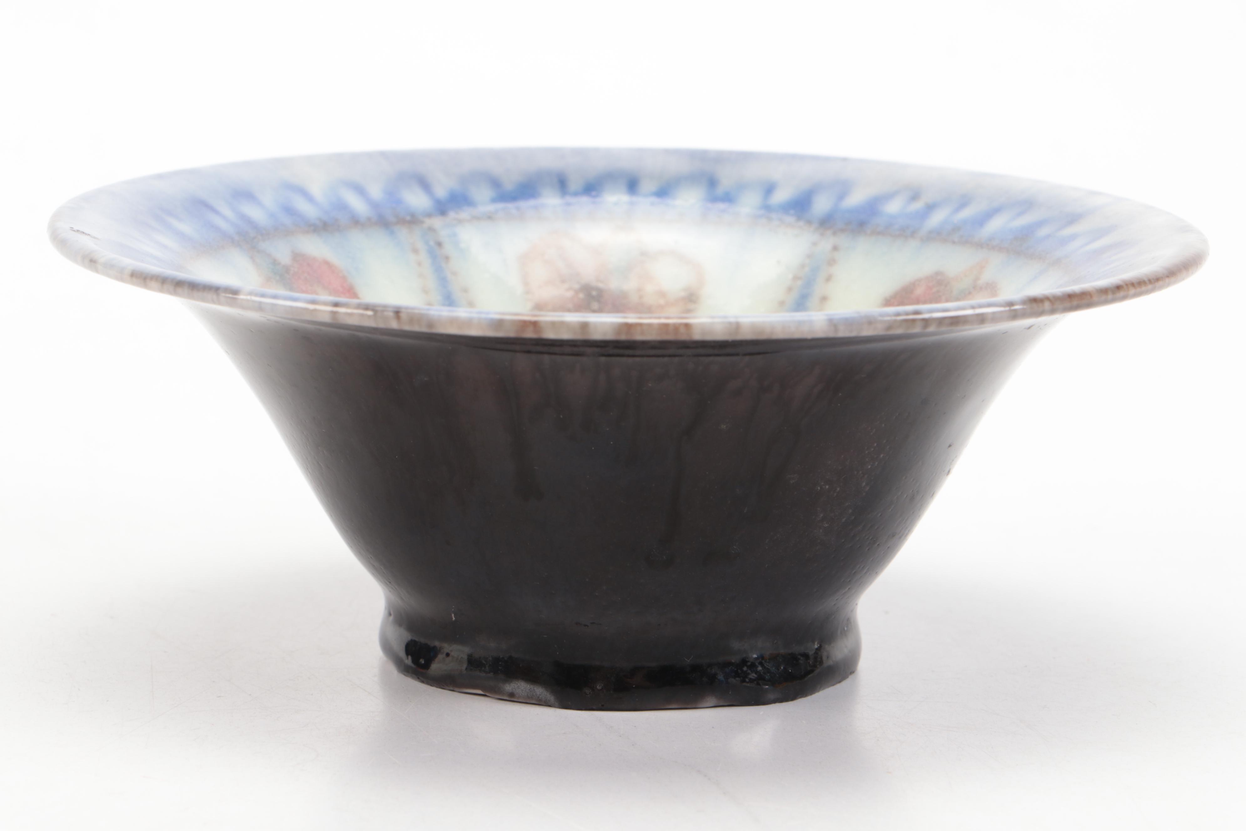 William E. Hentschel for Rookwood Pottery Low Bowl, 1921