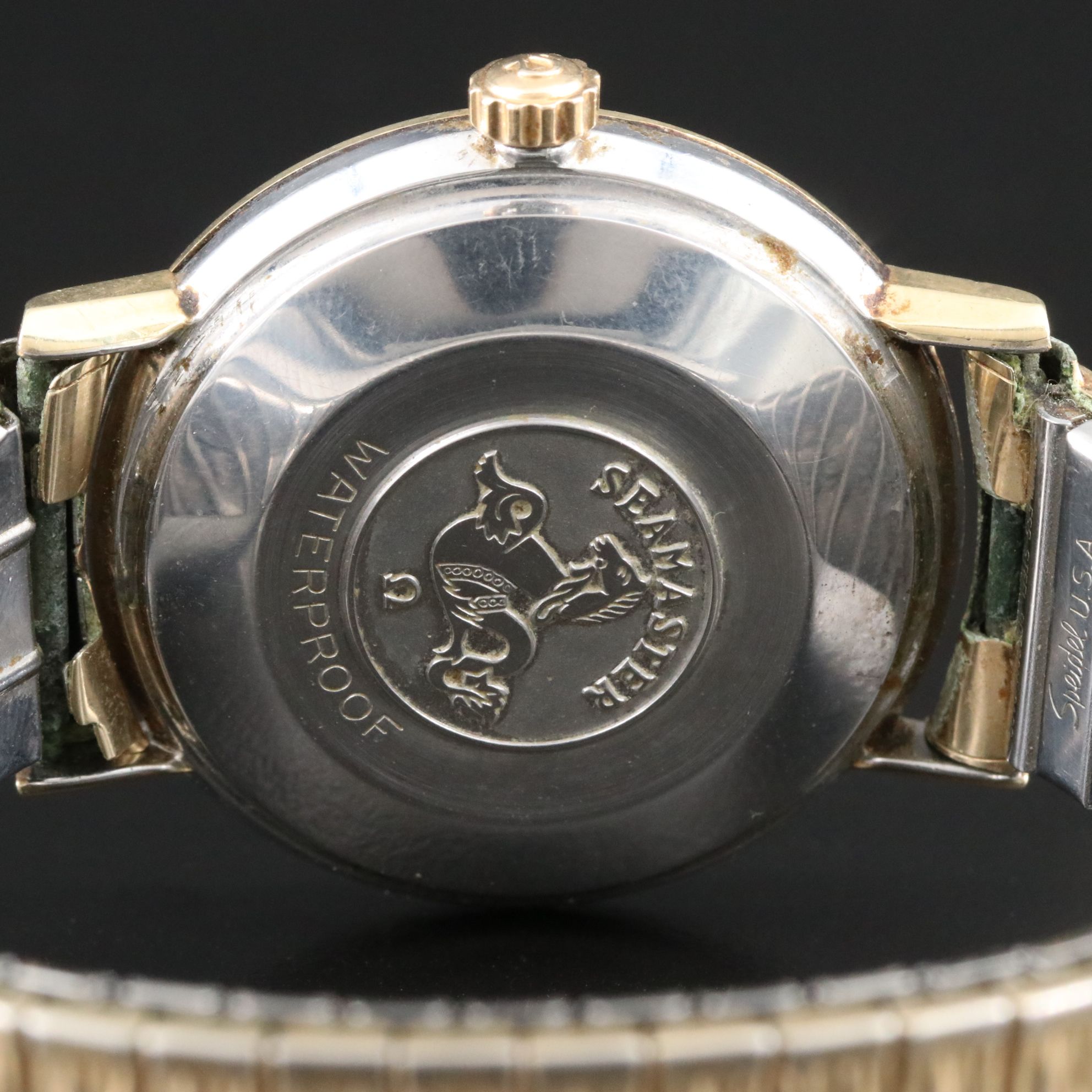 Omega Seamaster 14K and Steel Vintage Watch