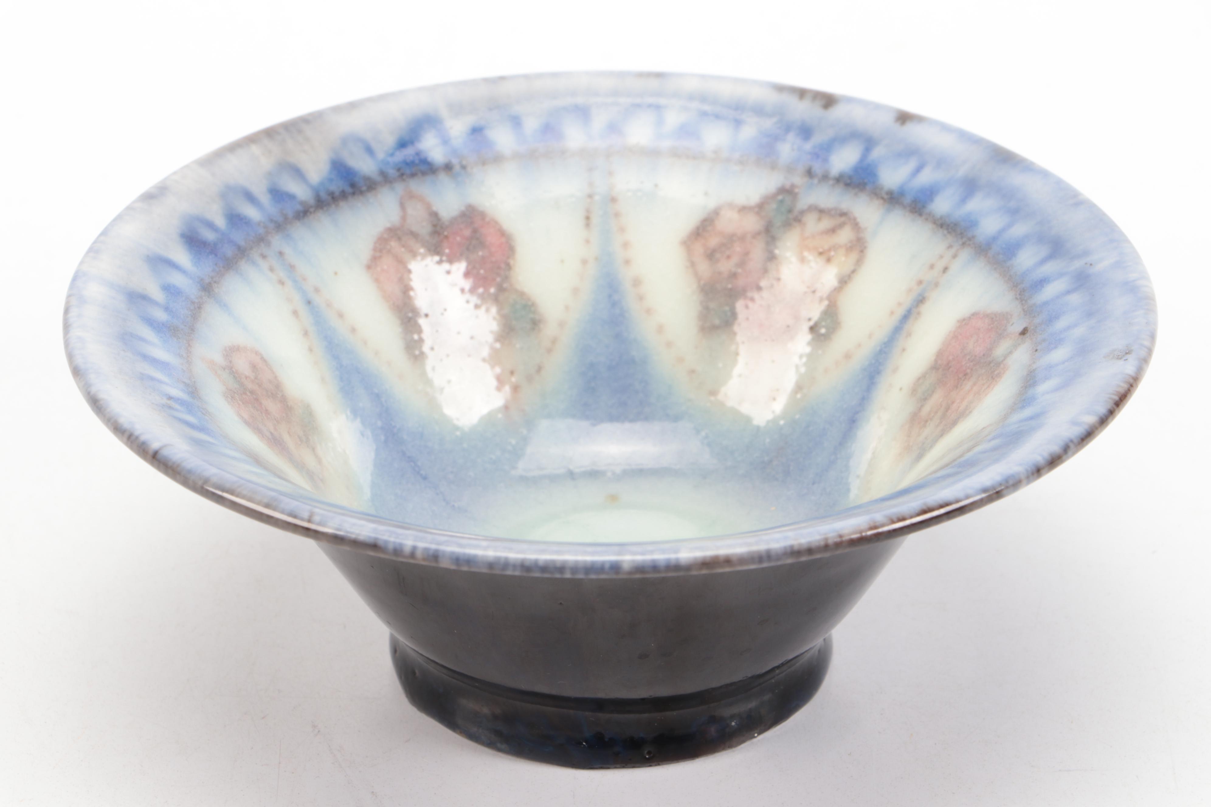 William E. Hentschel for Rookwood Pottery Low Bowl, 1921