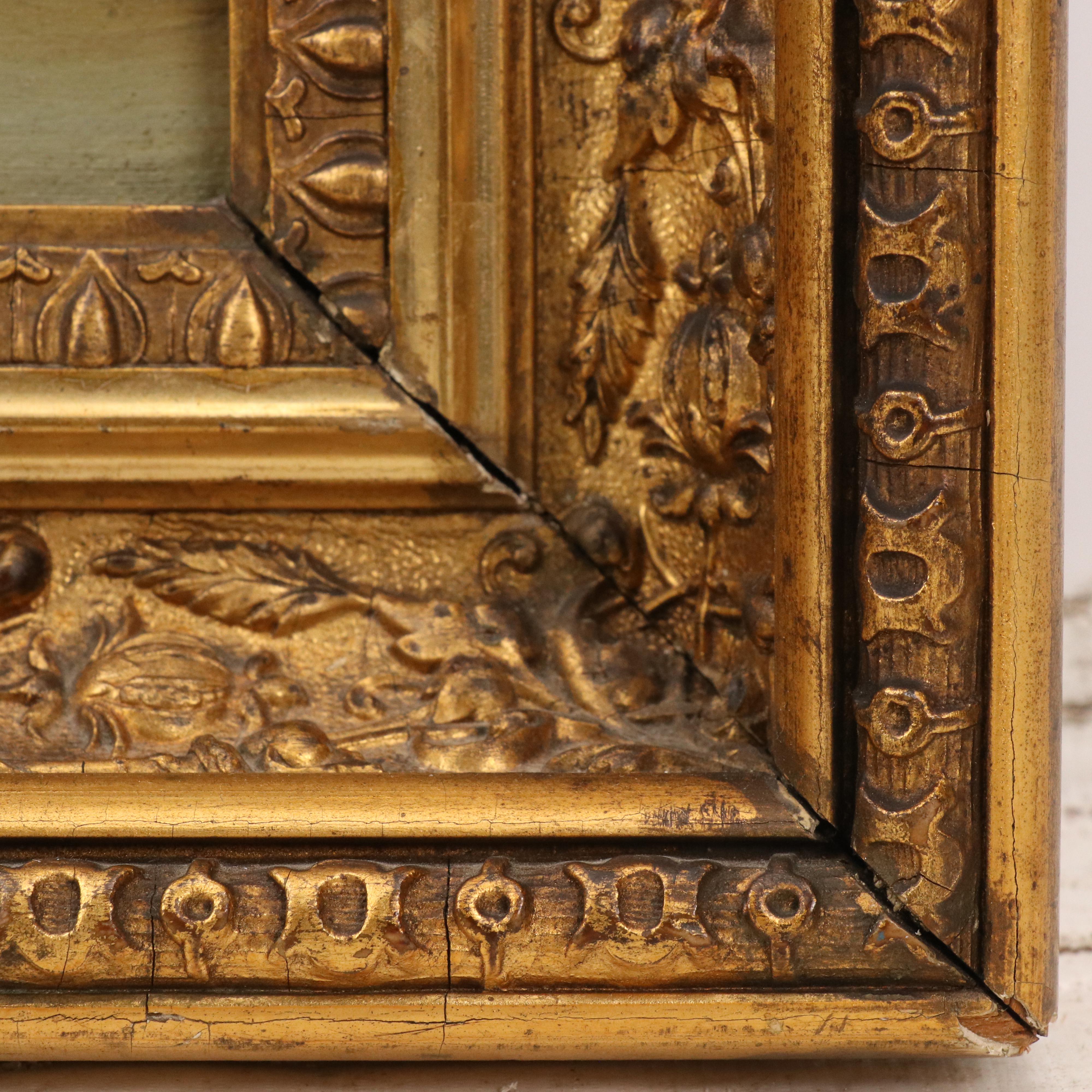 Americana Oil Painting of Pastoral Landscape, Circa 1900