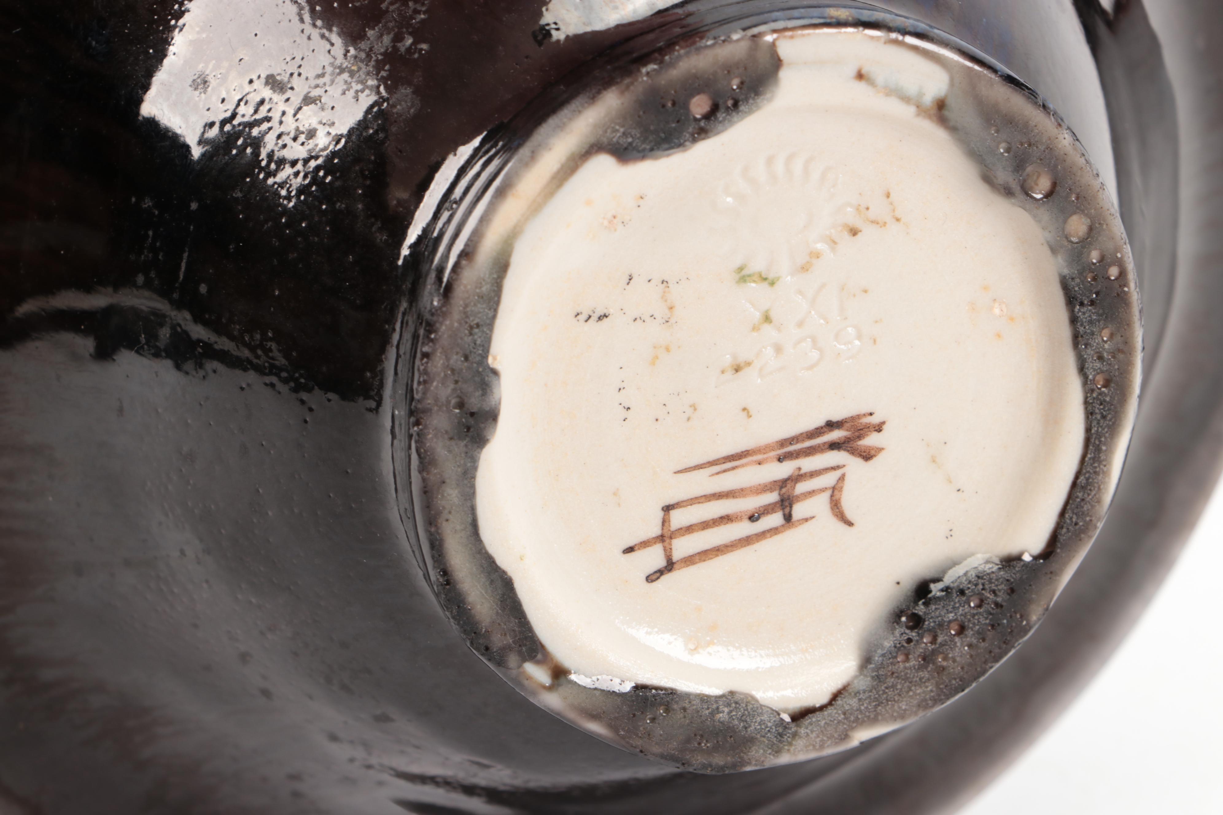 William E. Hentschel for Rookwood Pottery Low Bowl, 1921