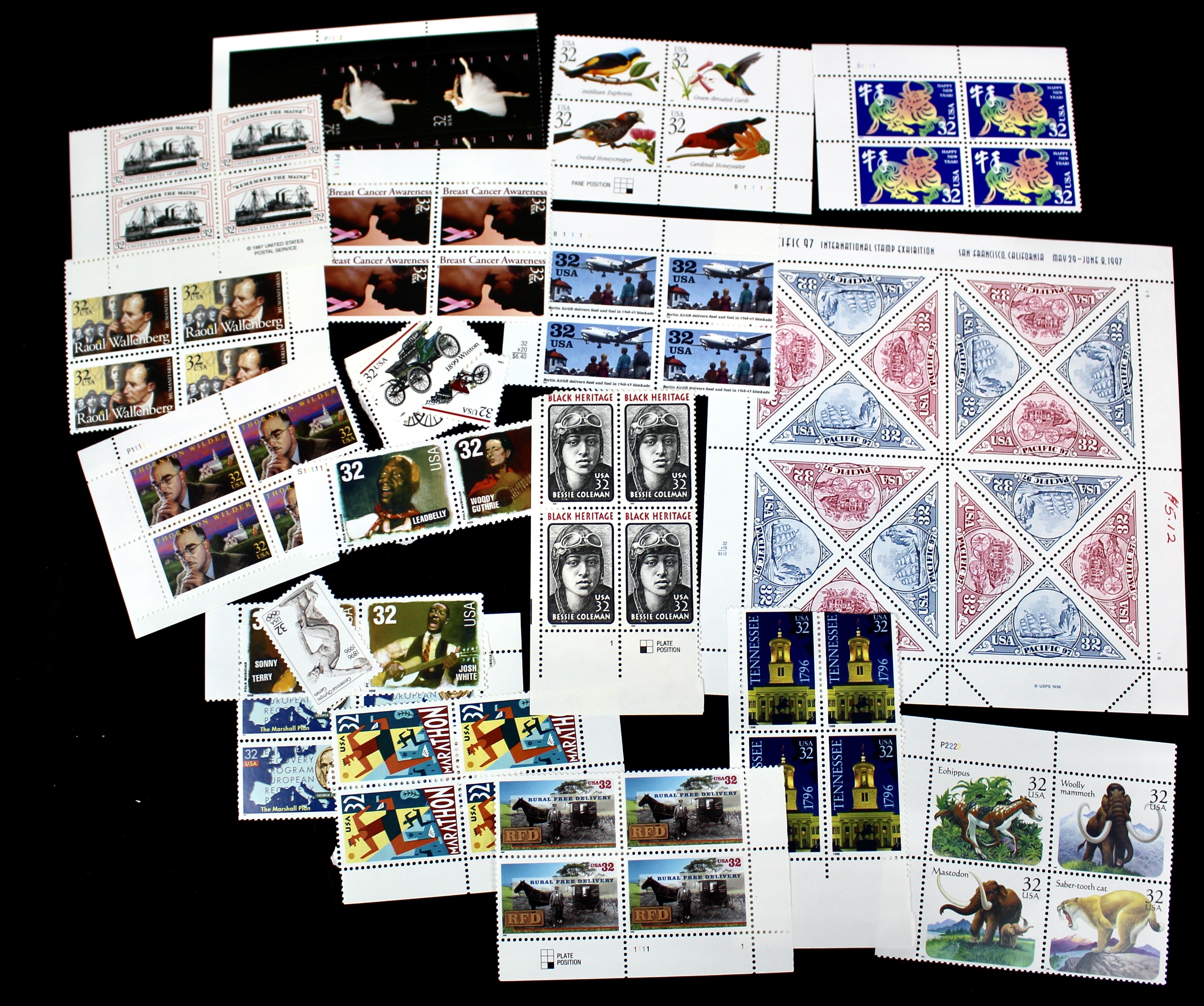 Over $170 Face Value Mint Condition U.S. Postage Stamps