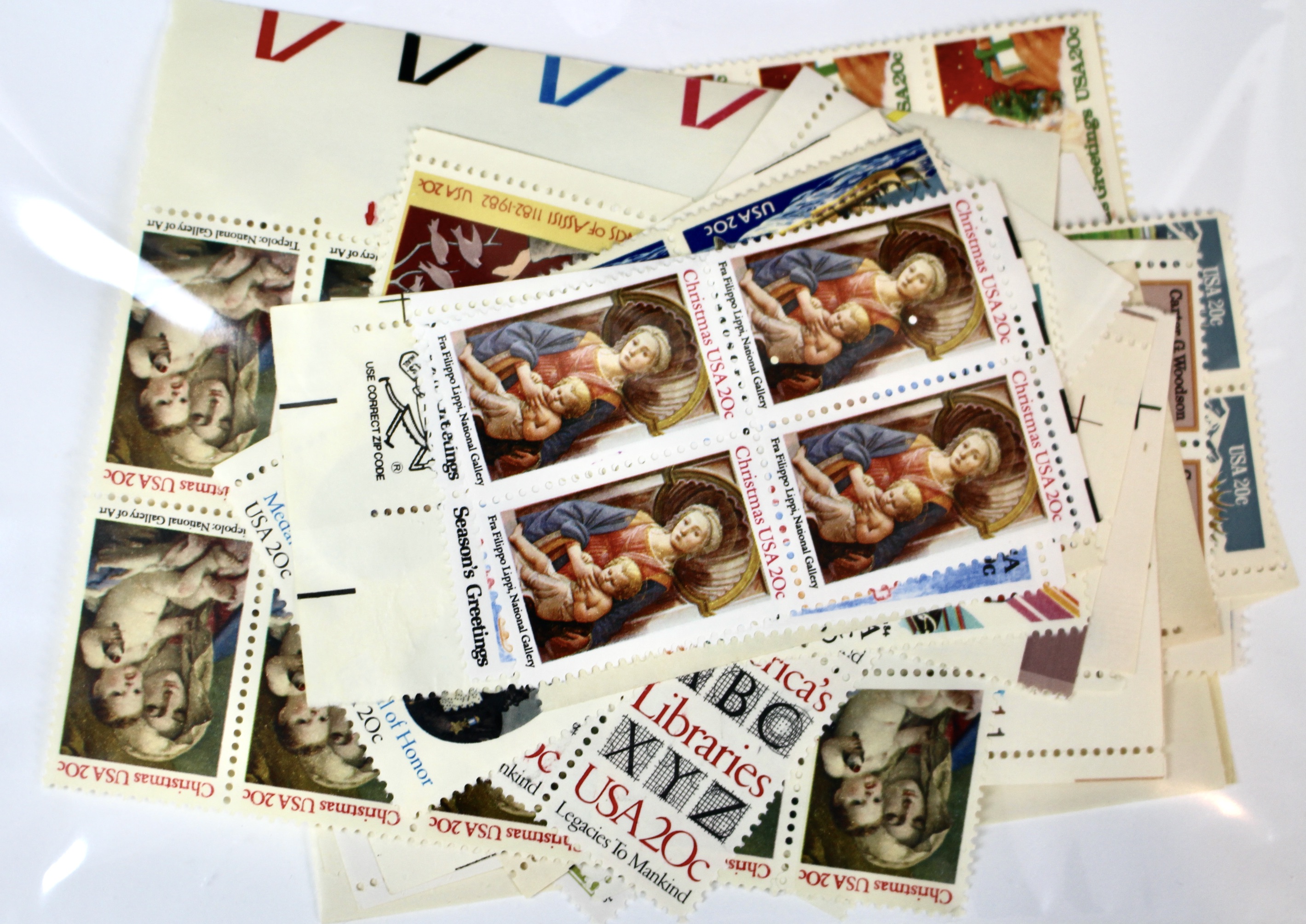 Over $170 Face Value Mint Condition U.S. Postage Stamps