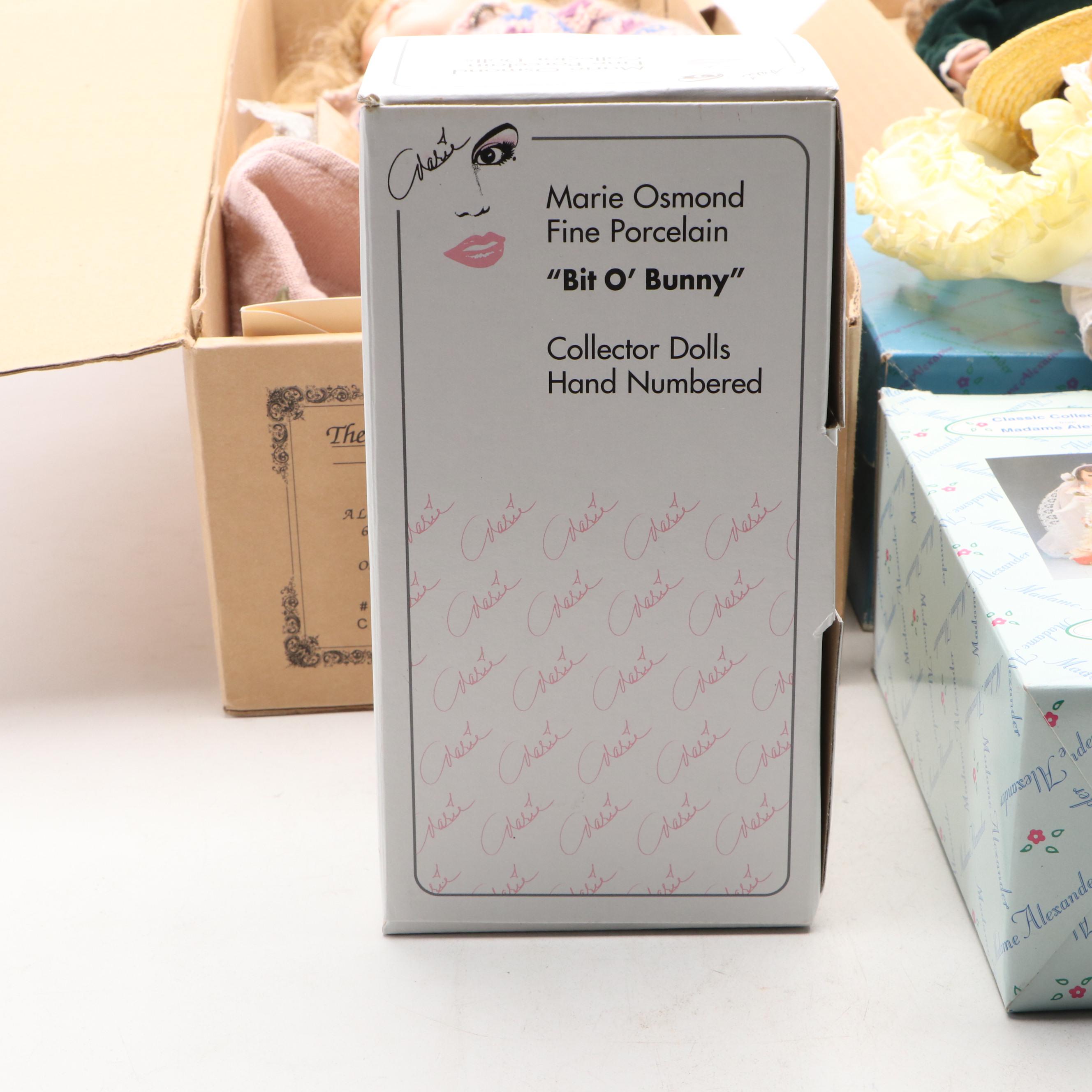 Yesterday's Child, Madame Alexander and Marie Osmond Dolls