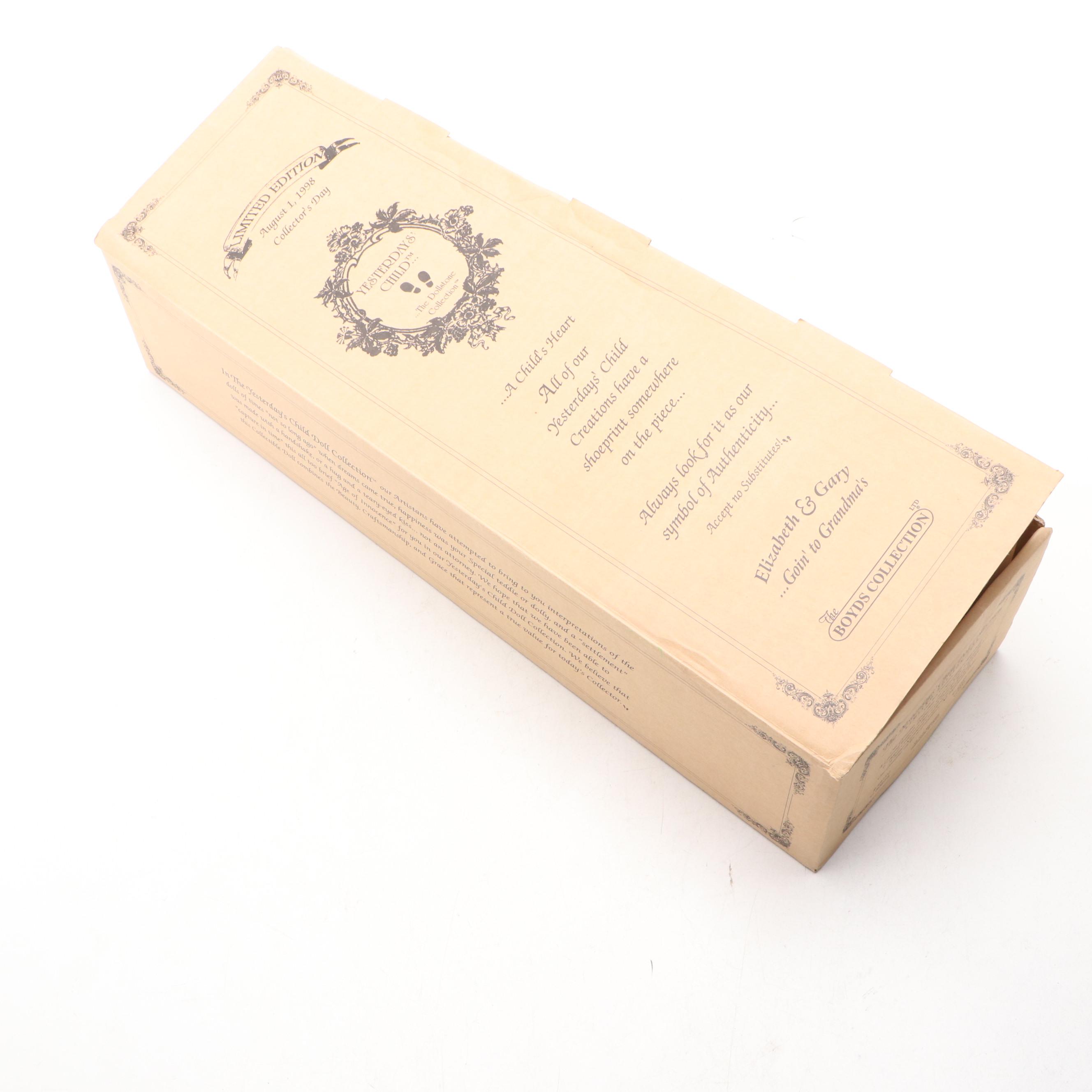 Yesterday's Child, Madame Alexander and Marie Osmond Dolls