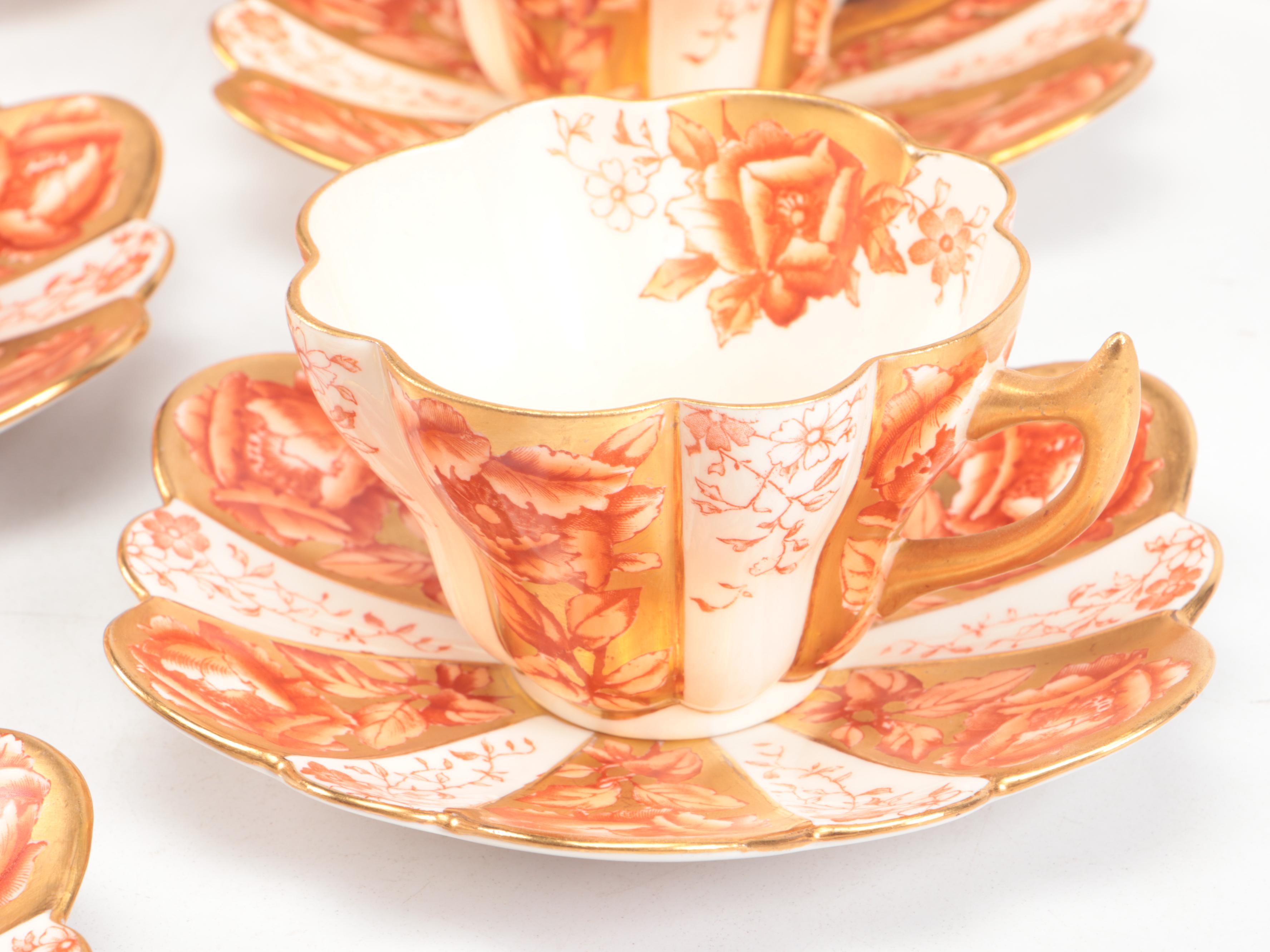 Wileman Foley English Porcelain Dinnerware, 1894–1910