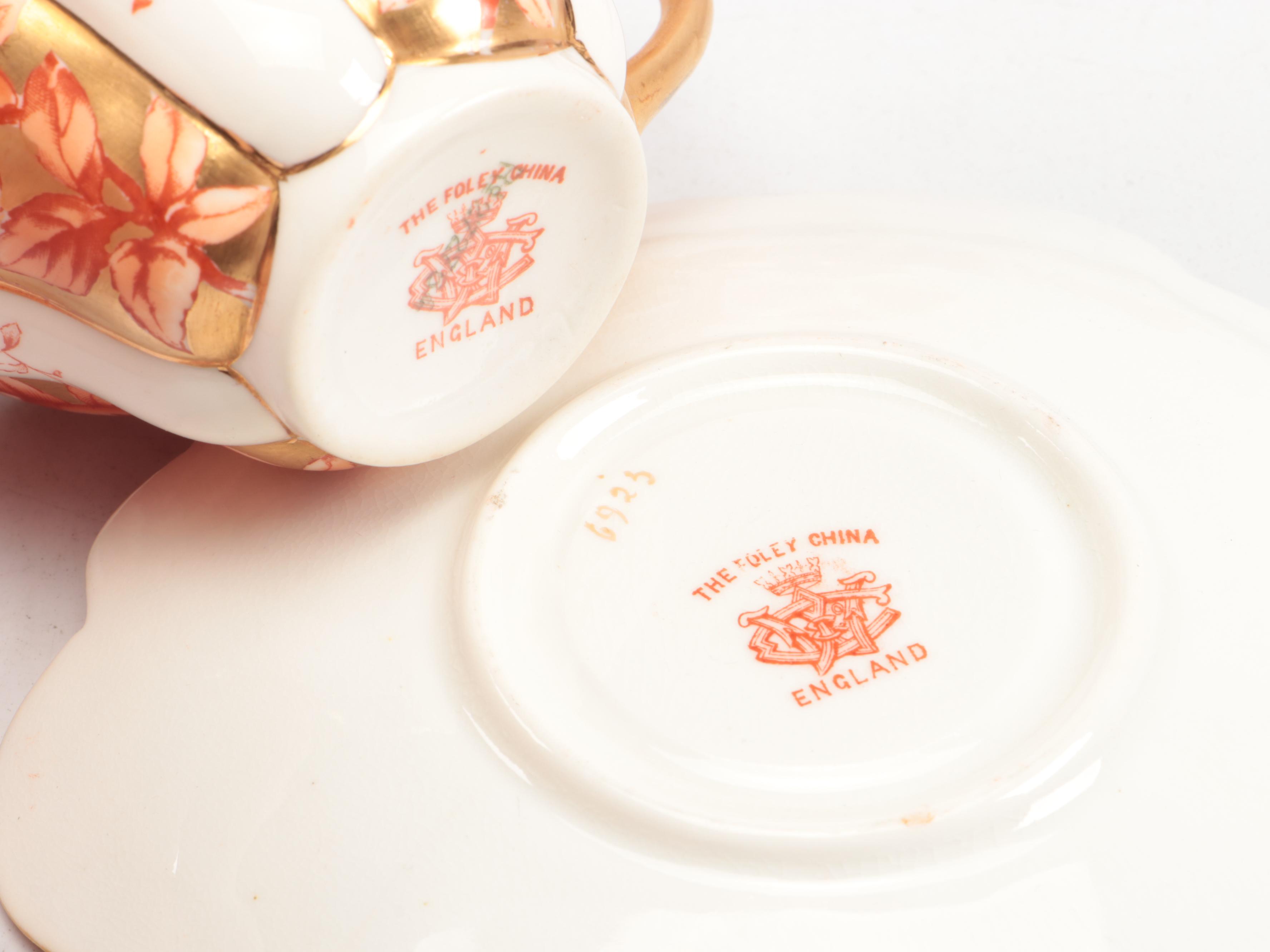 Wileman Foley English Porcelain Dinnerware, 1894–1910