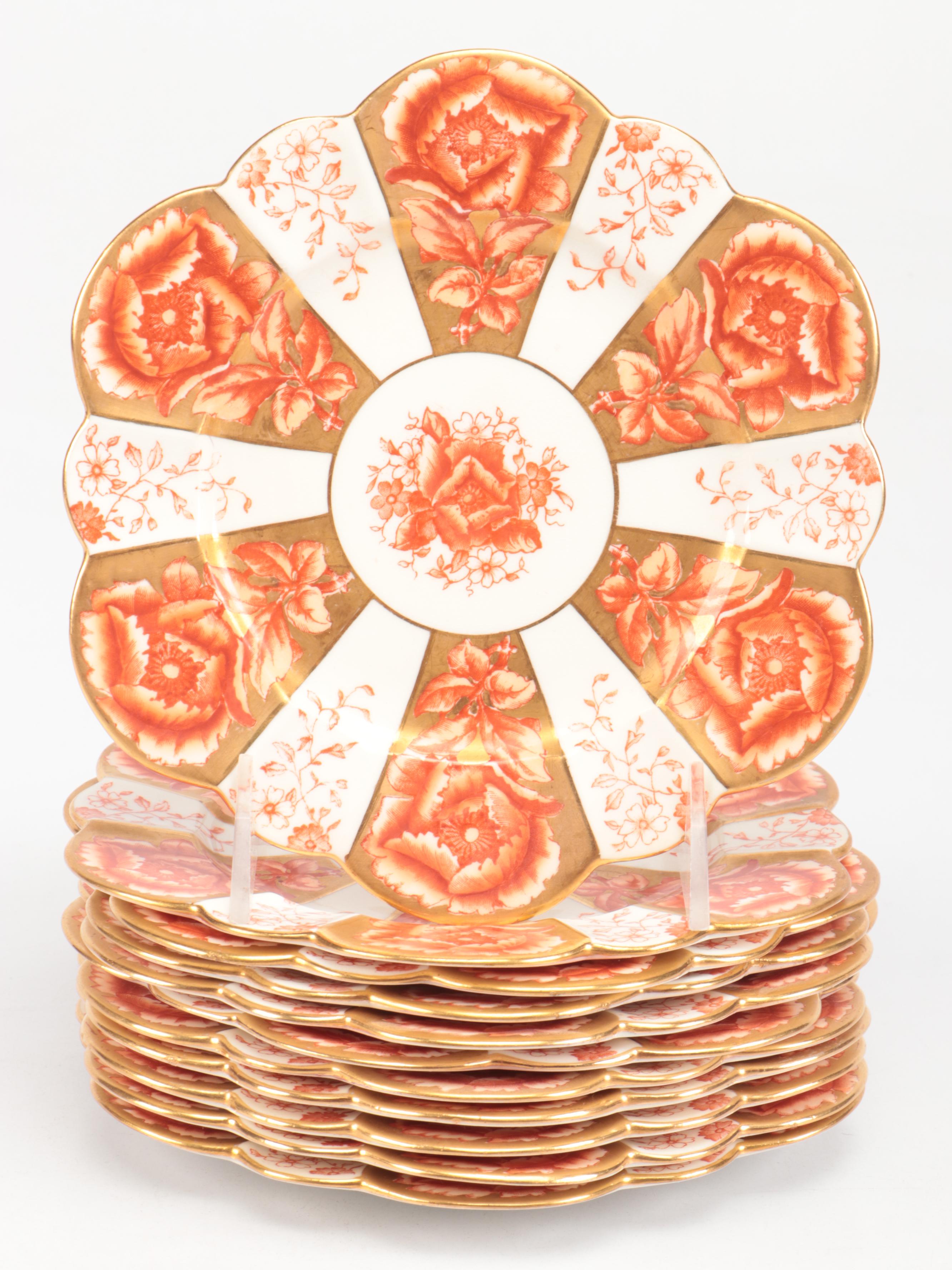 Wileman Foley English Porcelain Dinnerware, 1894–1910