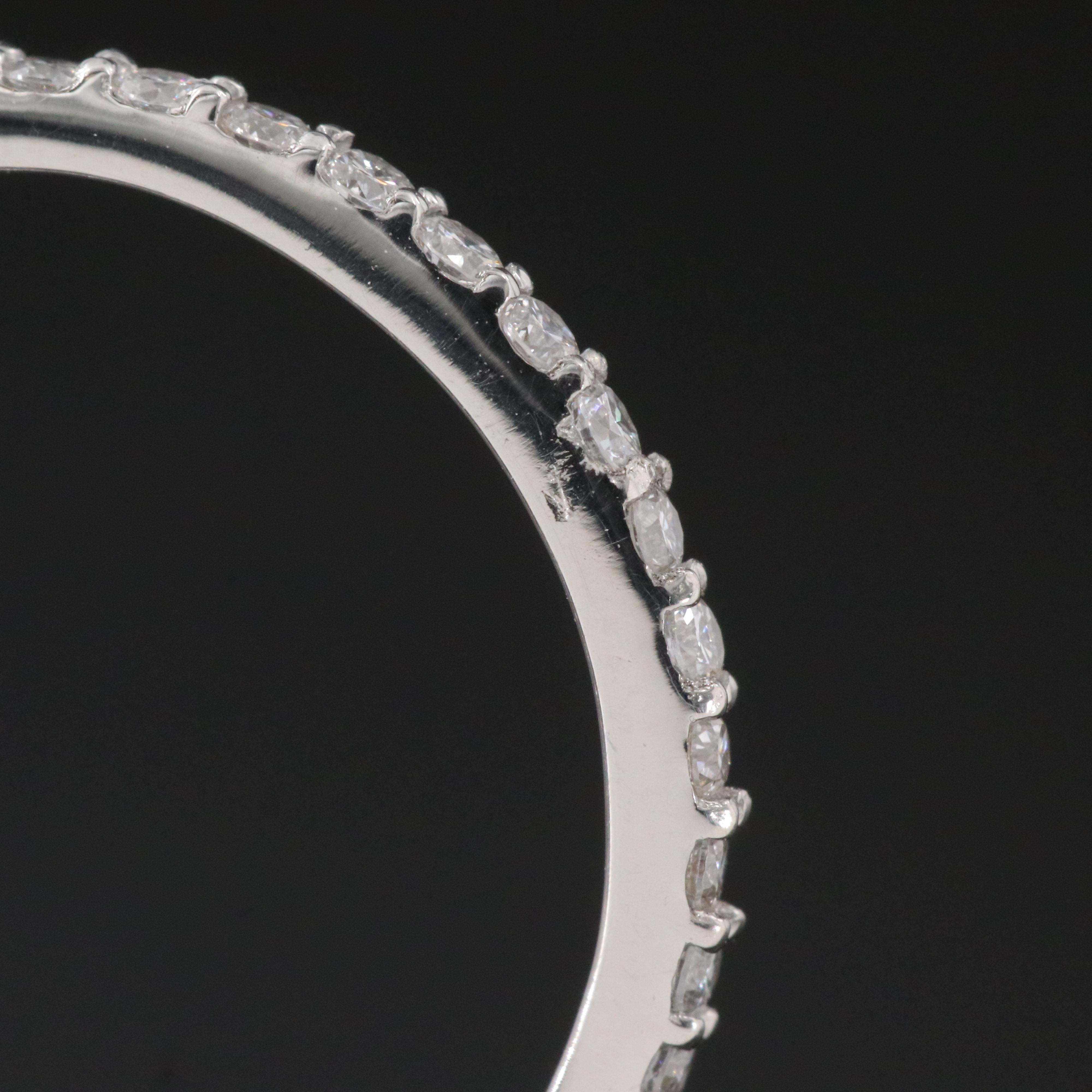 Platinum 4.74 CTW Lab Grown Diamond Ring with IGI Report