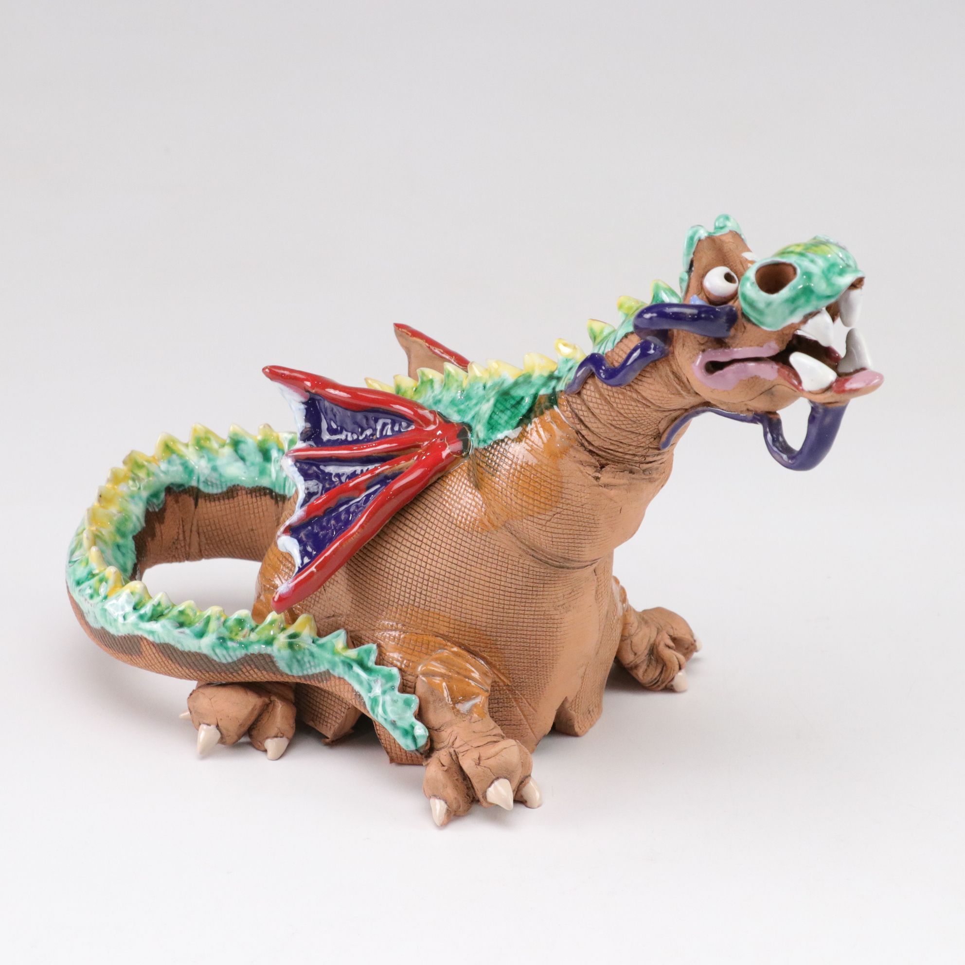 Hand-Crafted Dragon Incense Holder & Sculpture