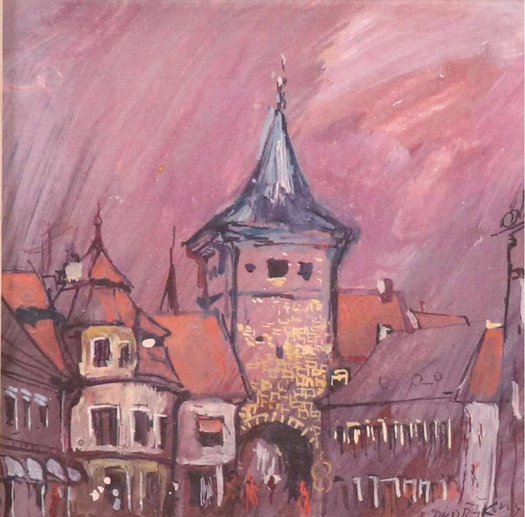 Jan Dvořák Acrylic Painting "Lichtenfels III & IX"