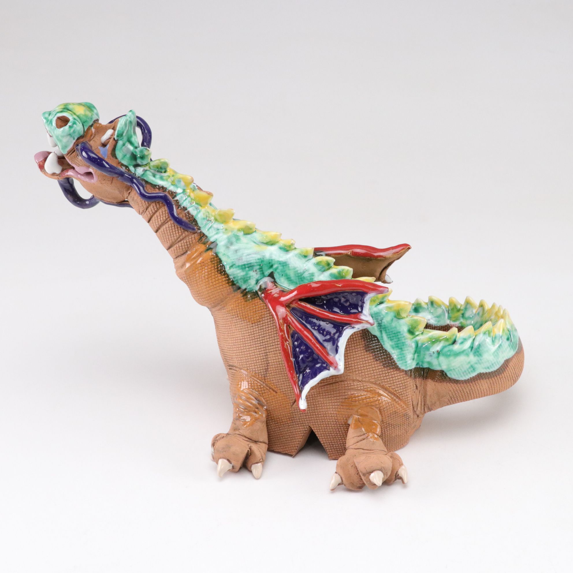 Hand-Crafted Dragon Incense Holder & Sculpture