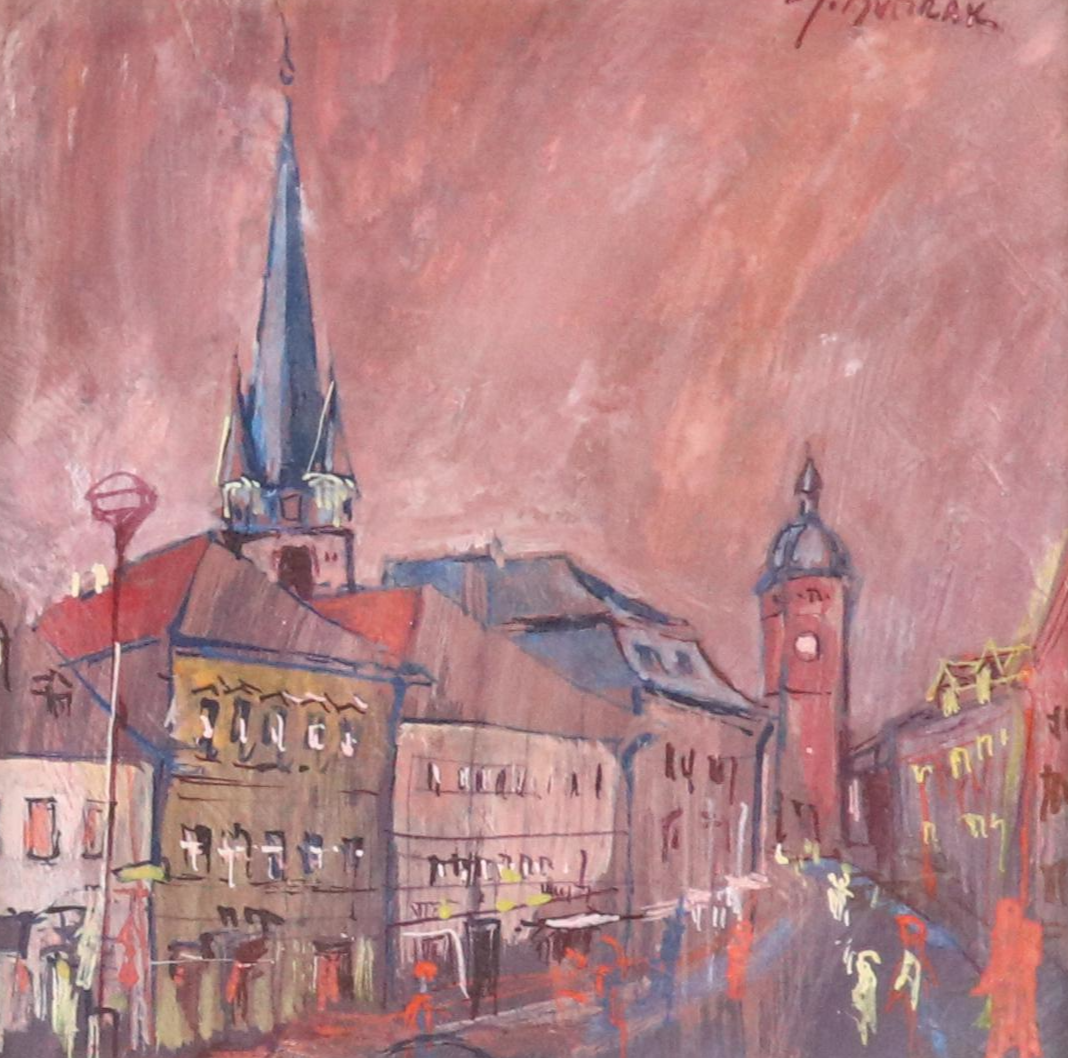 Jan Dvořák Acrylic Painting "Lichtenfels III & IX"