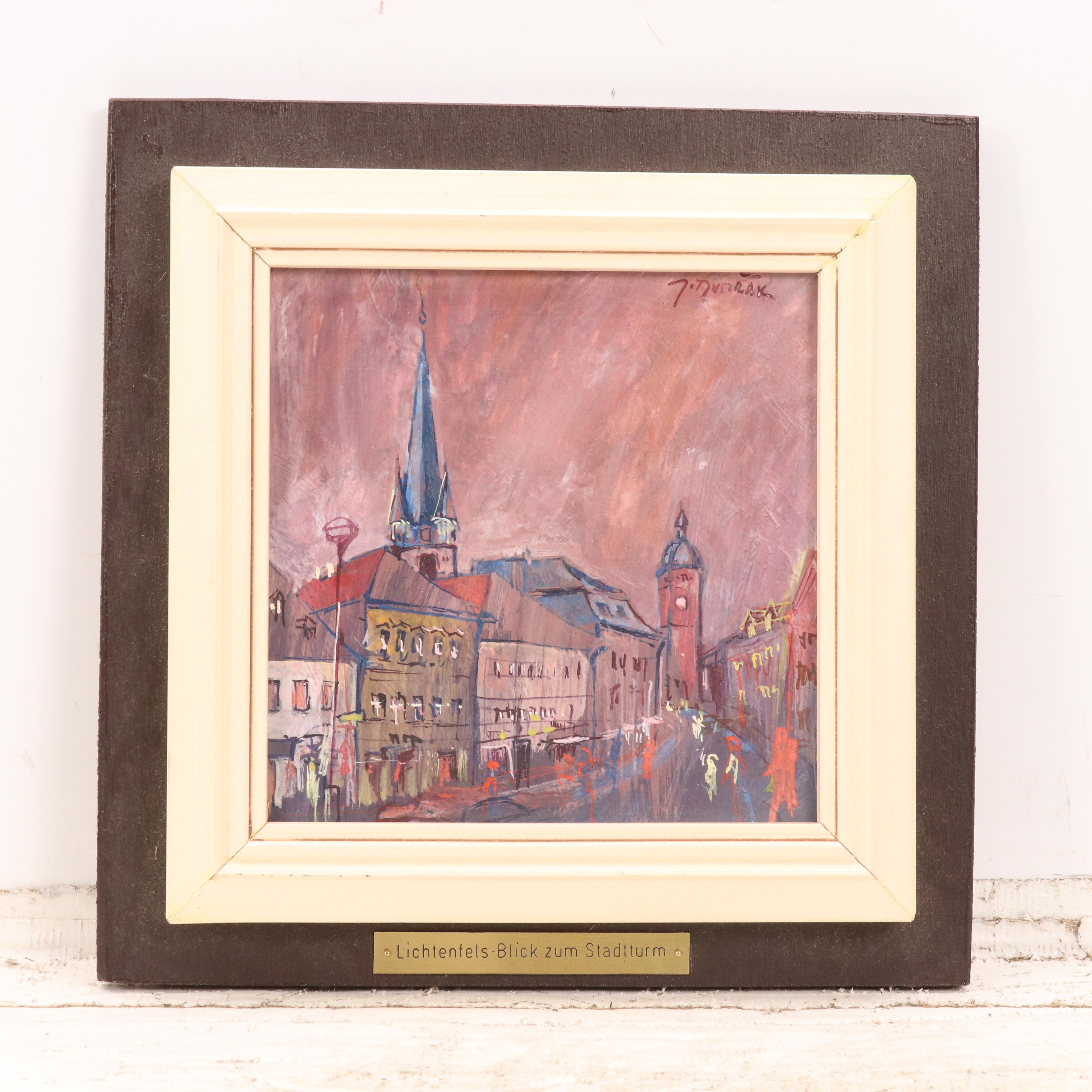 Jan Dvořák Acrylic Painting "Lichtenfels III & IX"