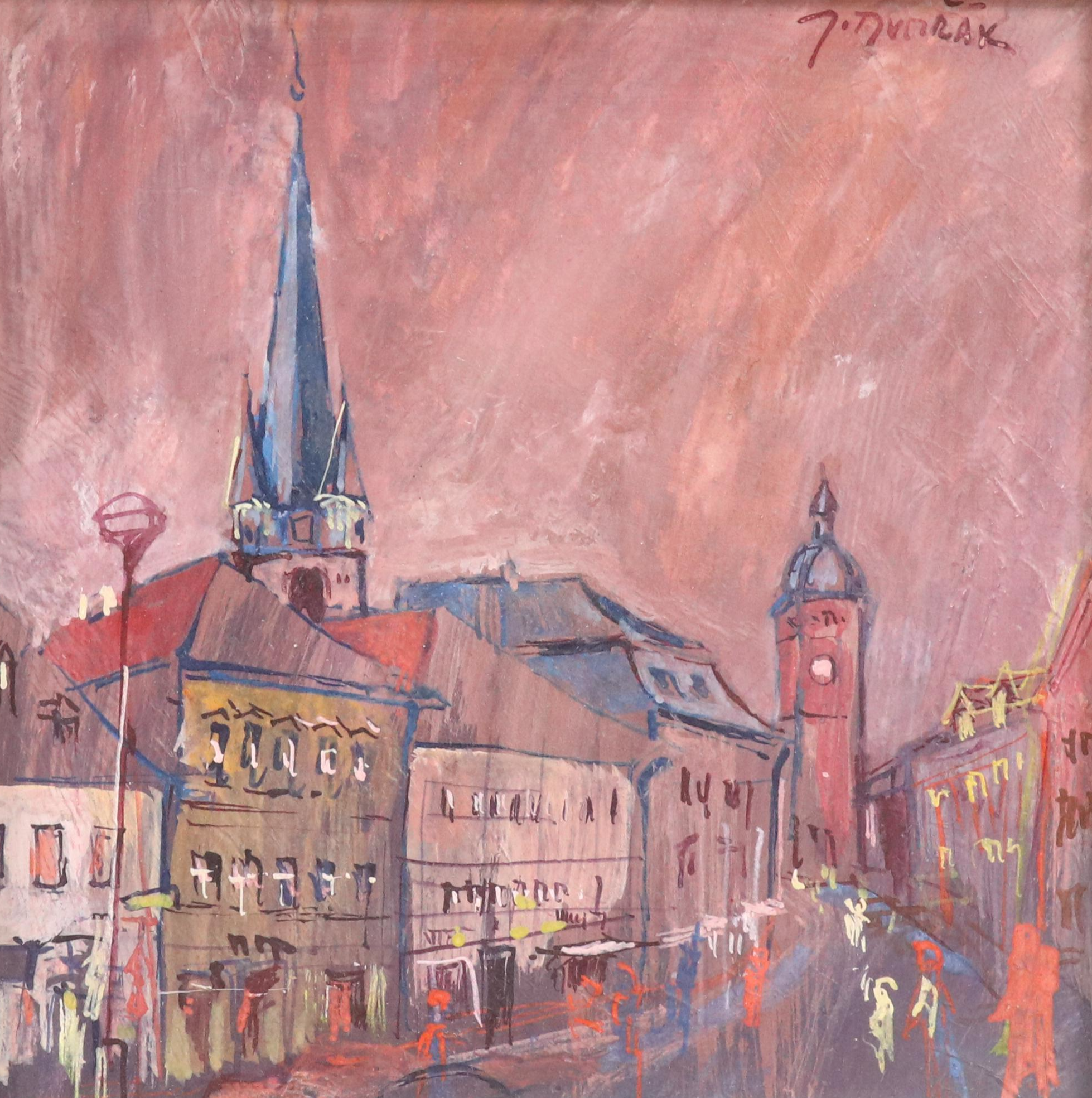 Jan Dvořák Acrylic Painting "Lichtenfels III & IX"
