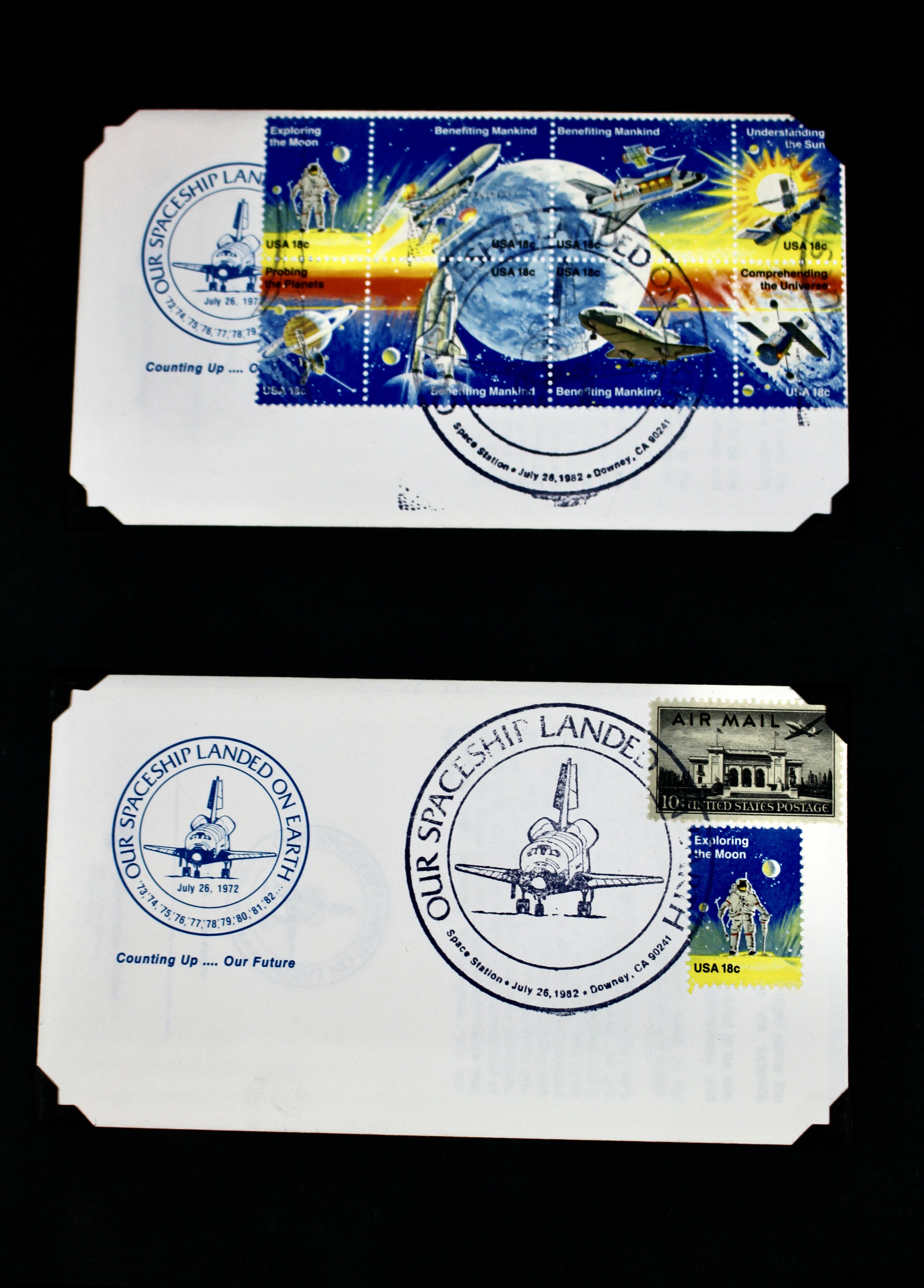 Group of Nineteen Rockwell International Space-Related Postal Covers