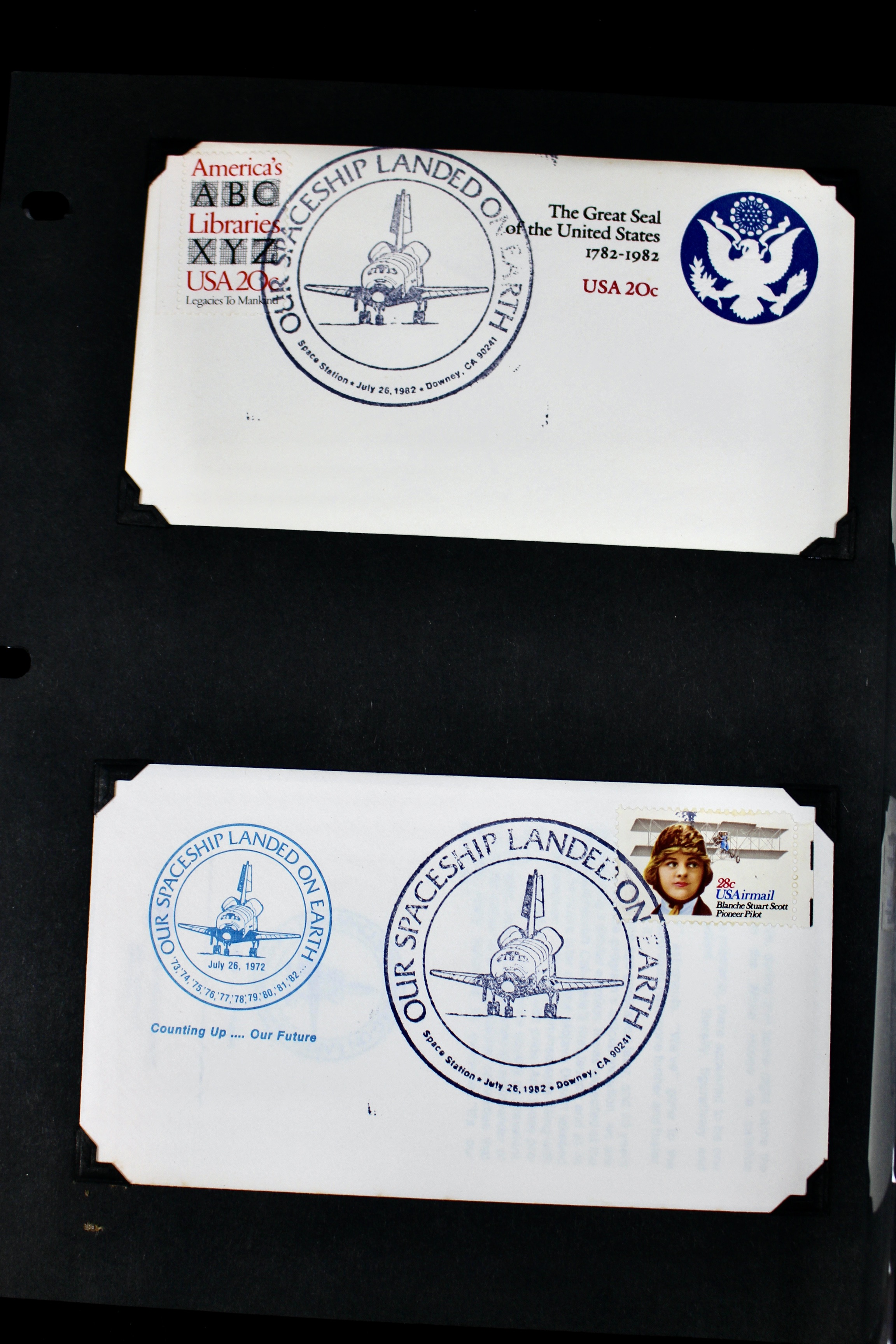 Group of Nineteen Rockwell International Space-Related Postal Covers