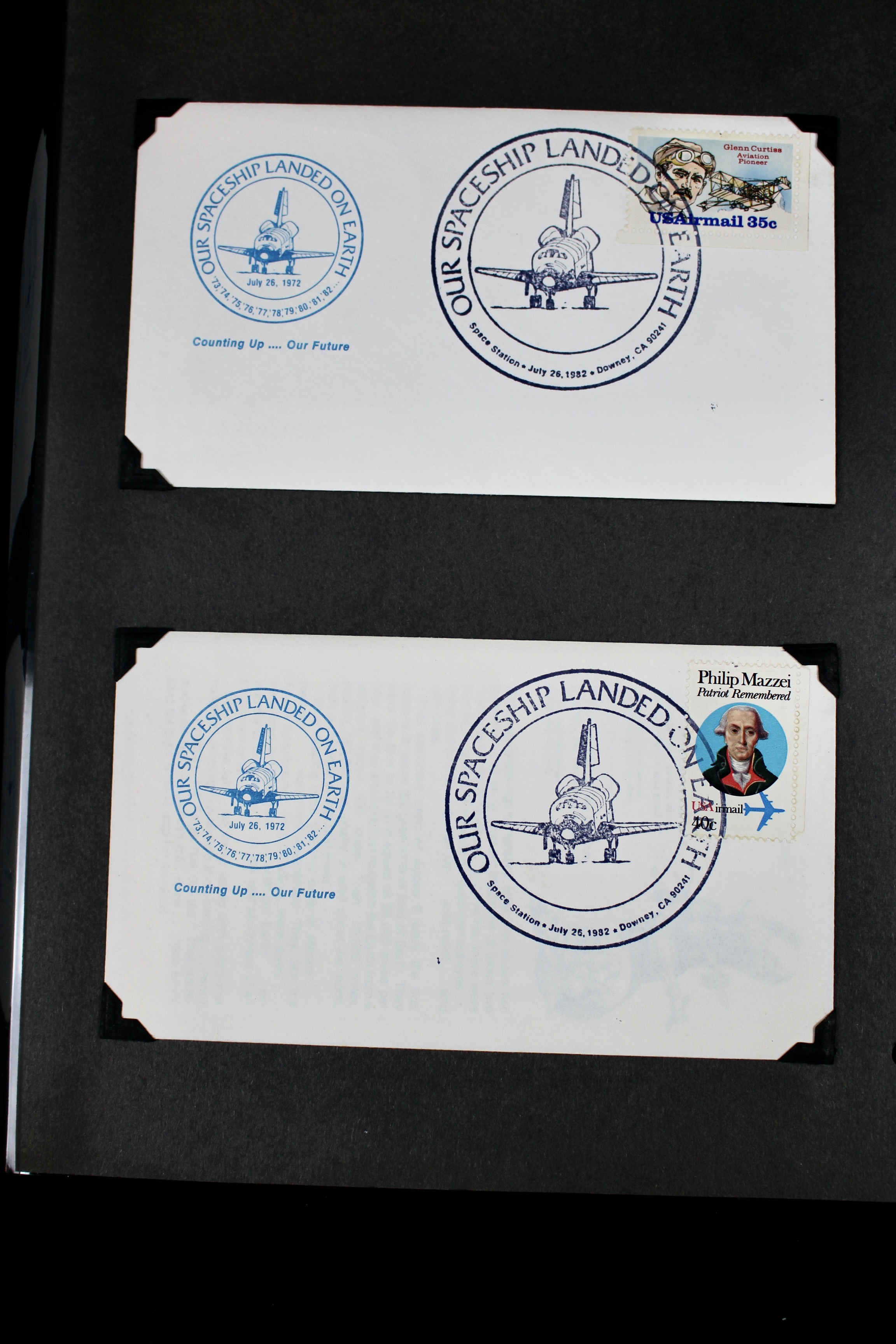 Group of Nineteen Rockwell International Space-Related Postal Covers