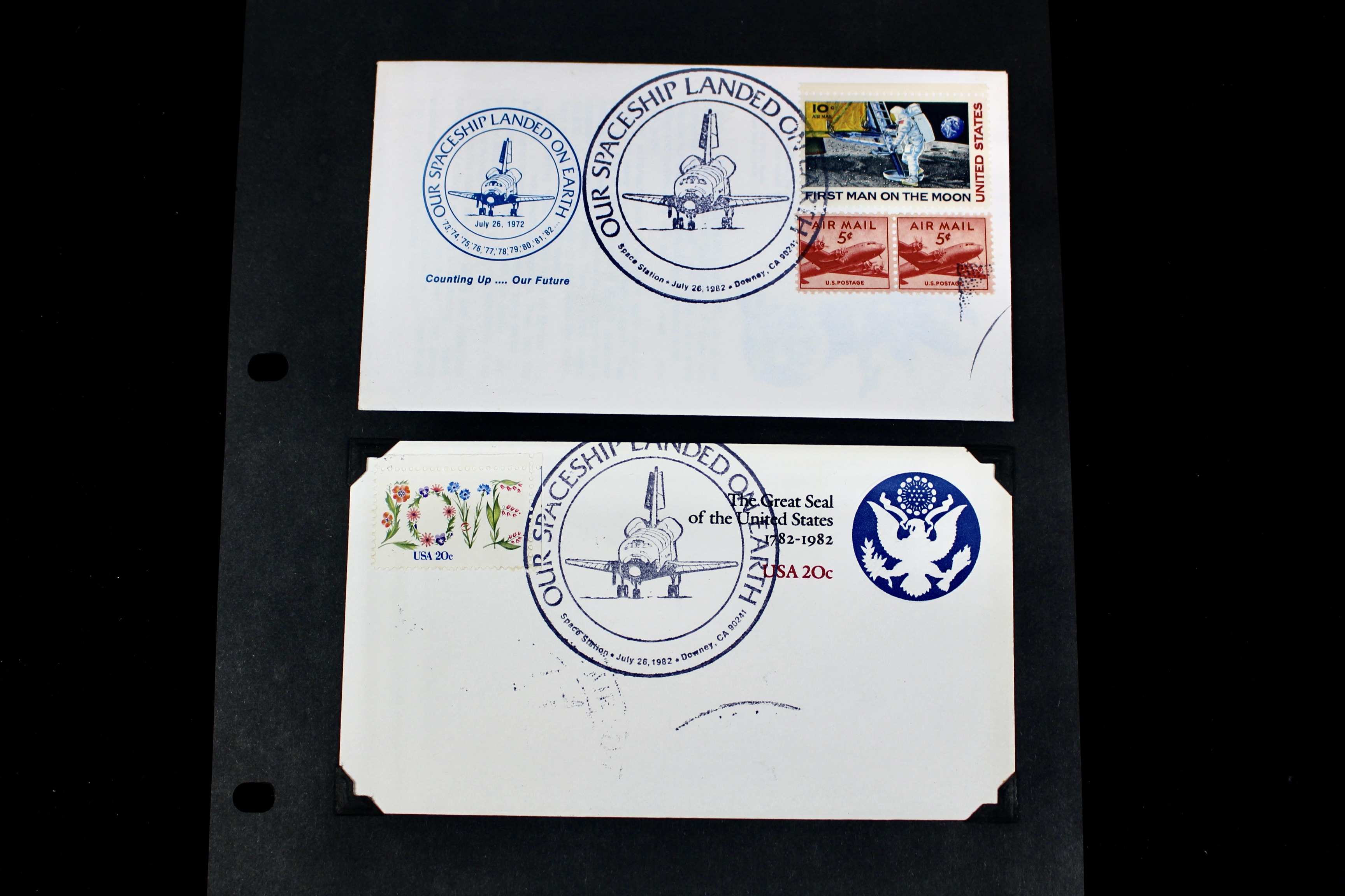 Group of Nineteen Rockwell International Space-Related Postal Covers