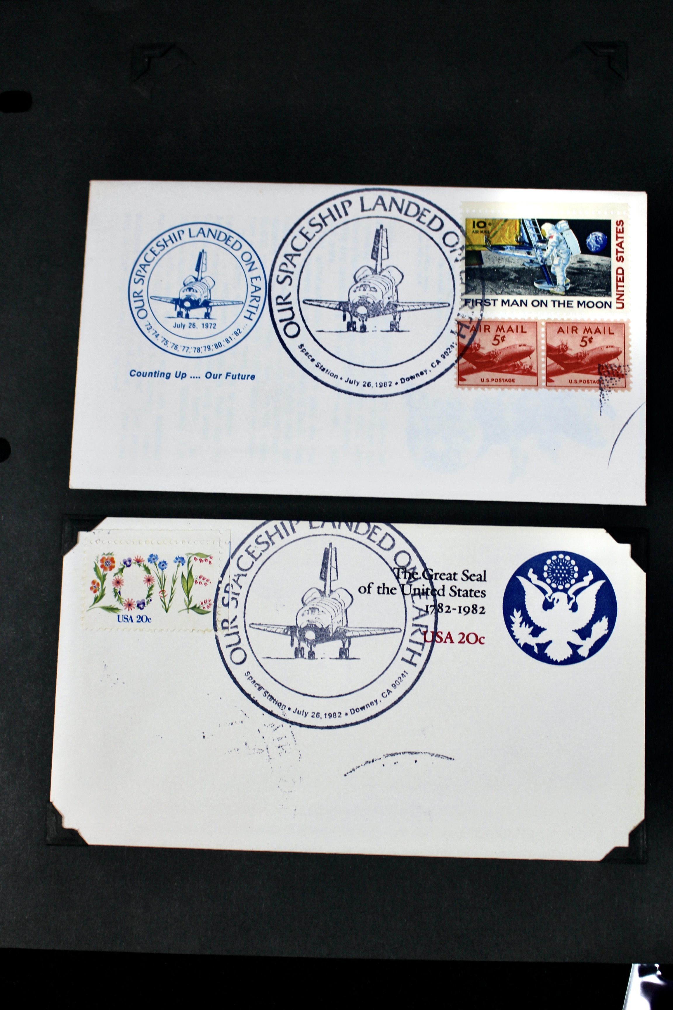 Group of Nineteen Rockwell International Space-Related Postal Covers