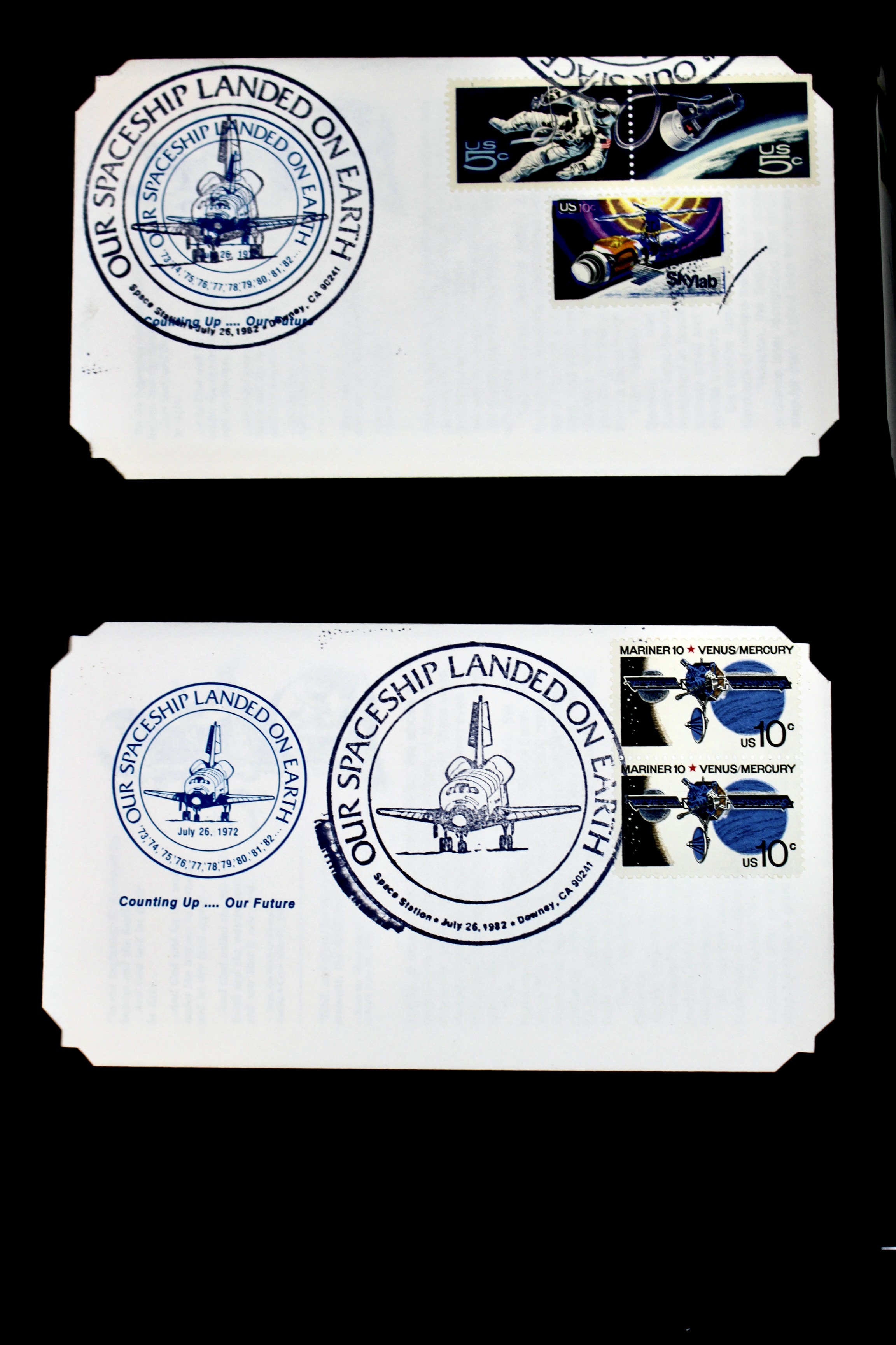 Group of Nineteen Rockwell International Space-Related Postal Covers