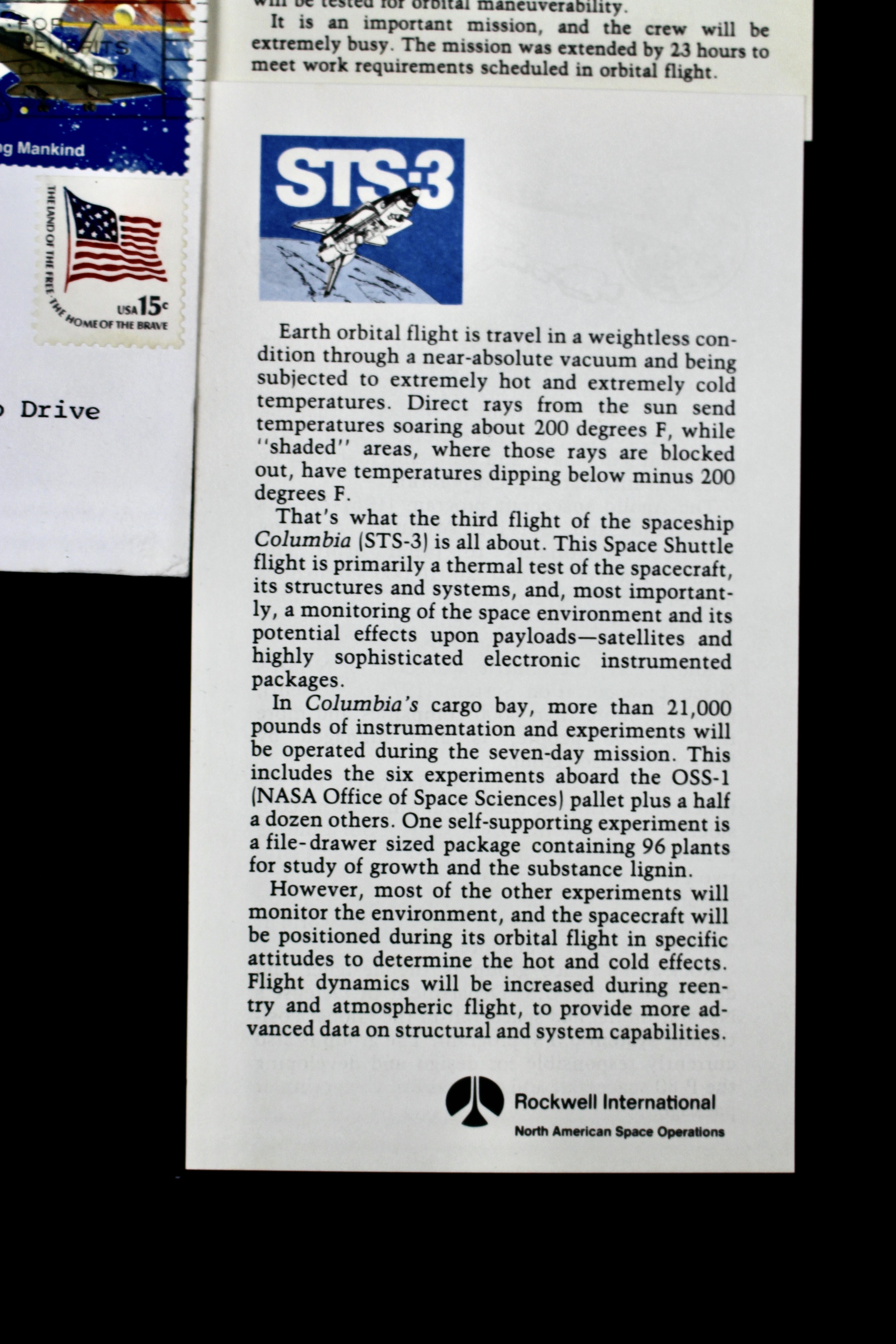 Group of Nineteen Rockwell International Space-Related Postal Covers