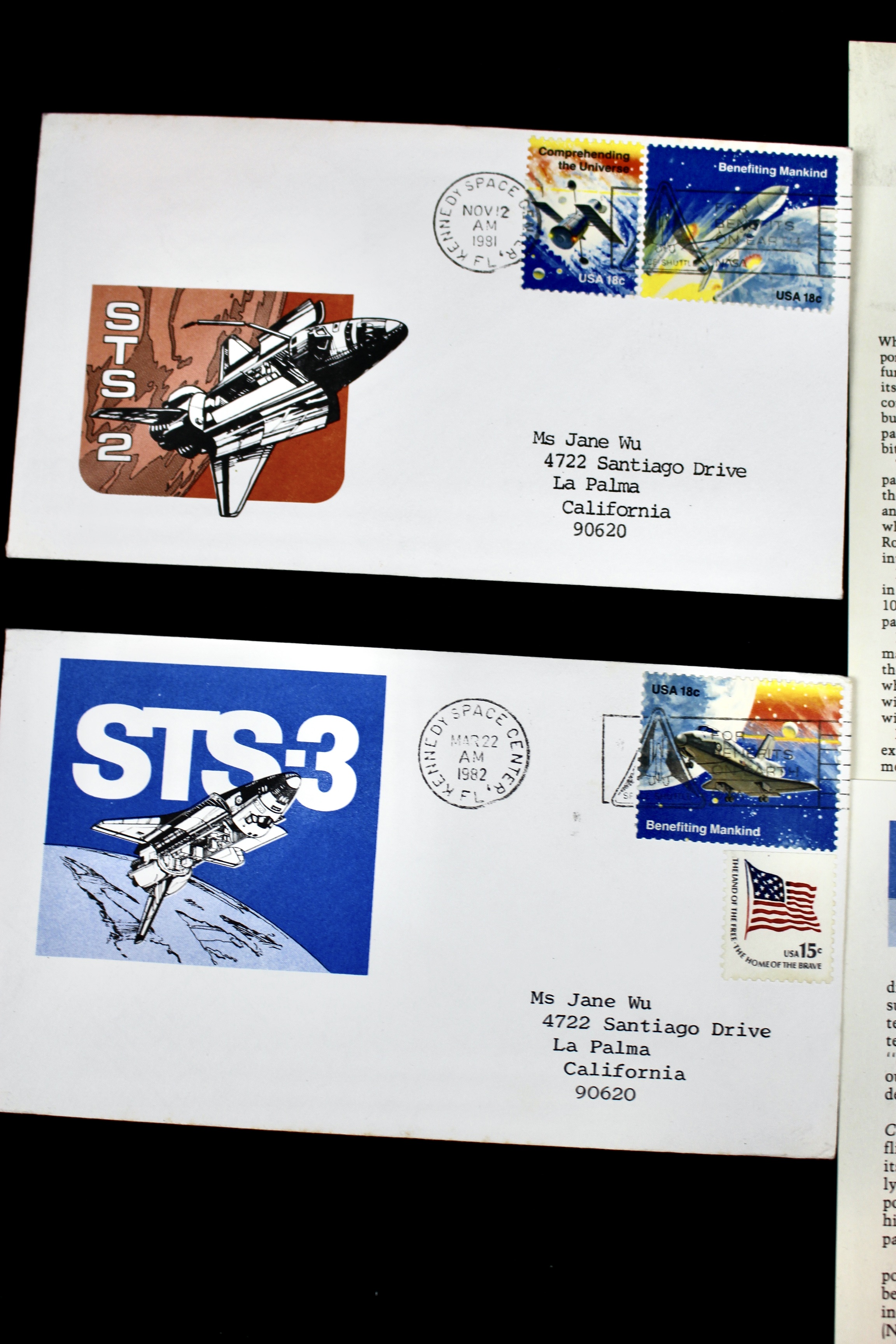 Group of Nineteen Rockwell International Space-Related Postal Covers